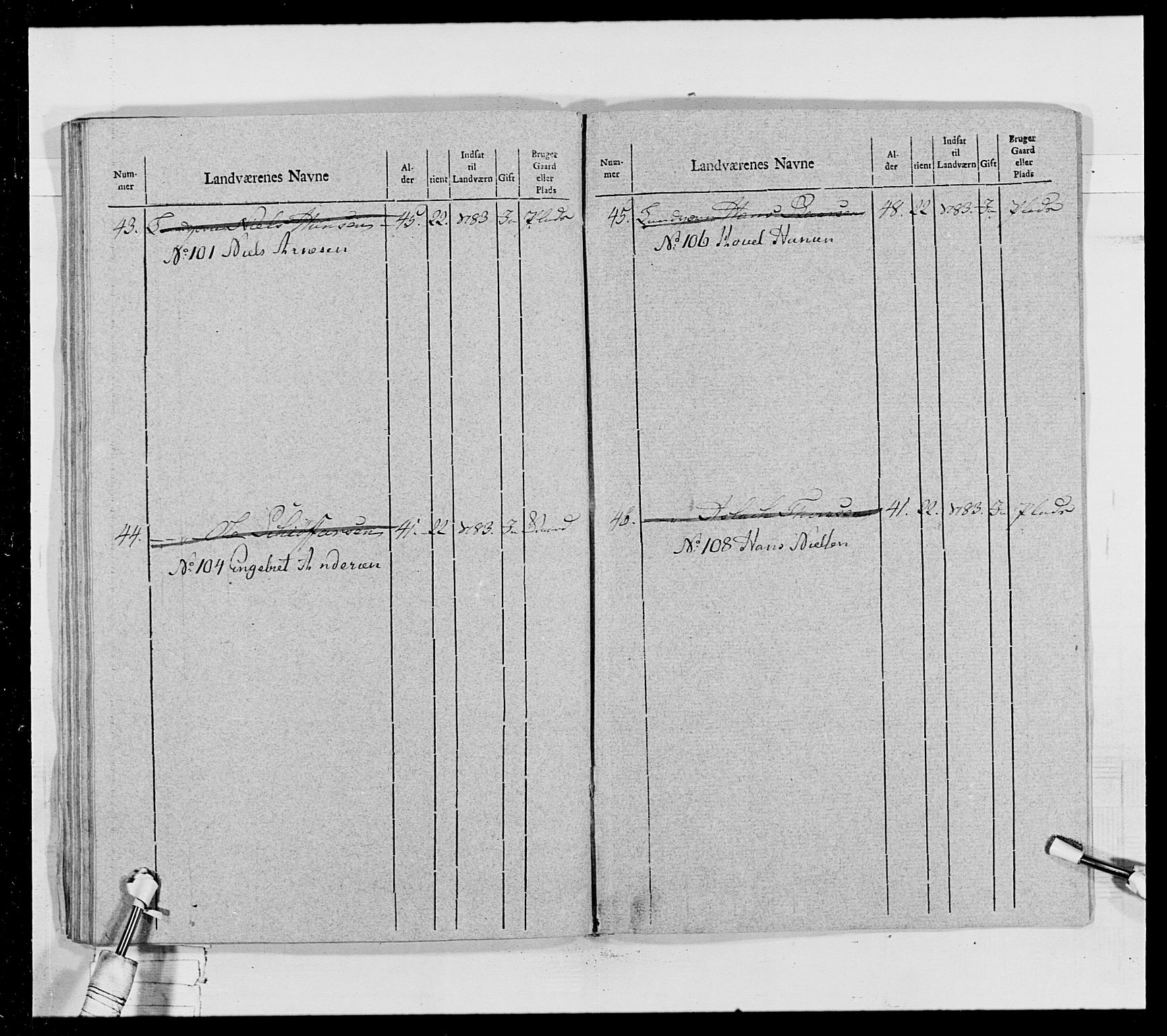 Generalitets- og kommissariatskollegiet, Det kongelige norske kommissariatskollegium, AV/RA-EA-5420/E/Eh/L0028: Sønnafjelske gevorbne infanteriregiment, 1766-1795, p. 393