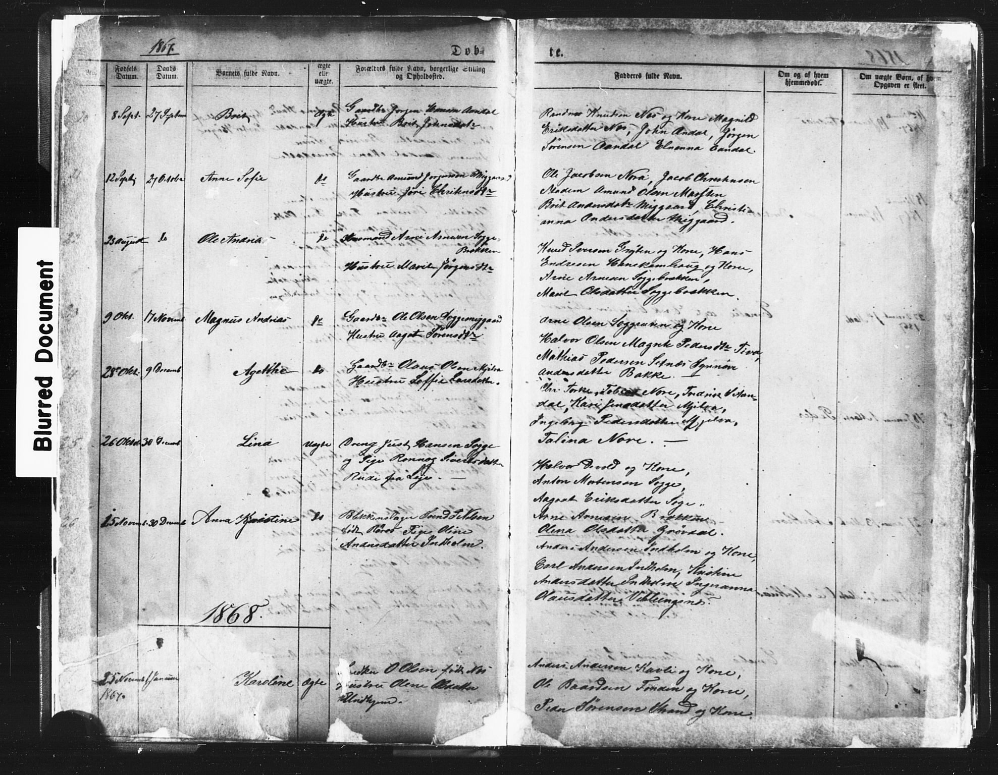 Ministerialprotokoller, klokkerbøker og fødselsregistre - Møre og Romsdal, SAT/A-1454/544/L0580: Parish register (copy) no. 544C02, 1867-1909, p. 4