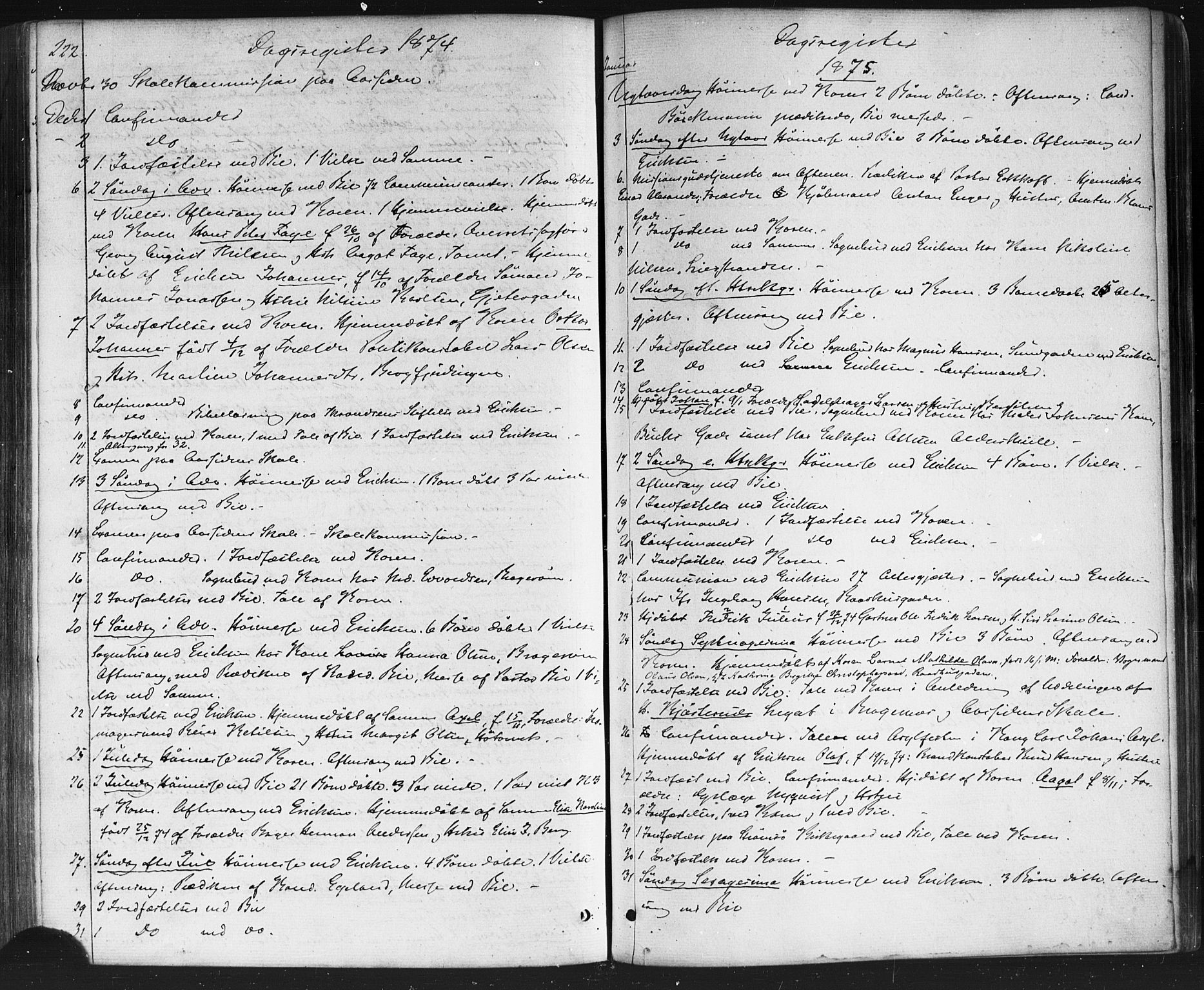 Bragernes kirkebøker, AV/SAKO-A-6/F/Fc/L0003: Parish register (official) no. III 3, 1865-1874, p. 222