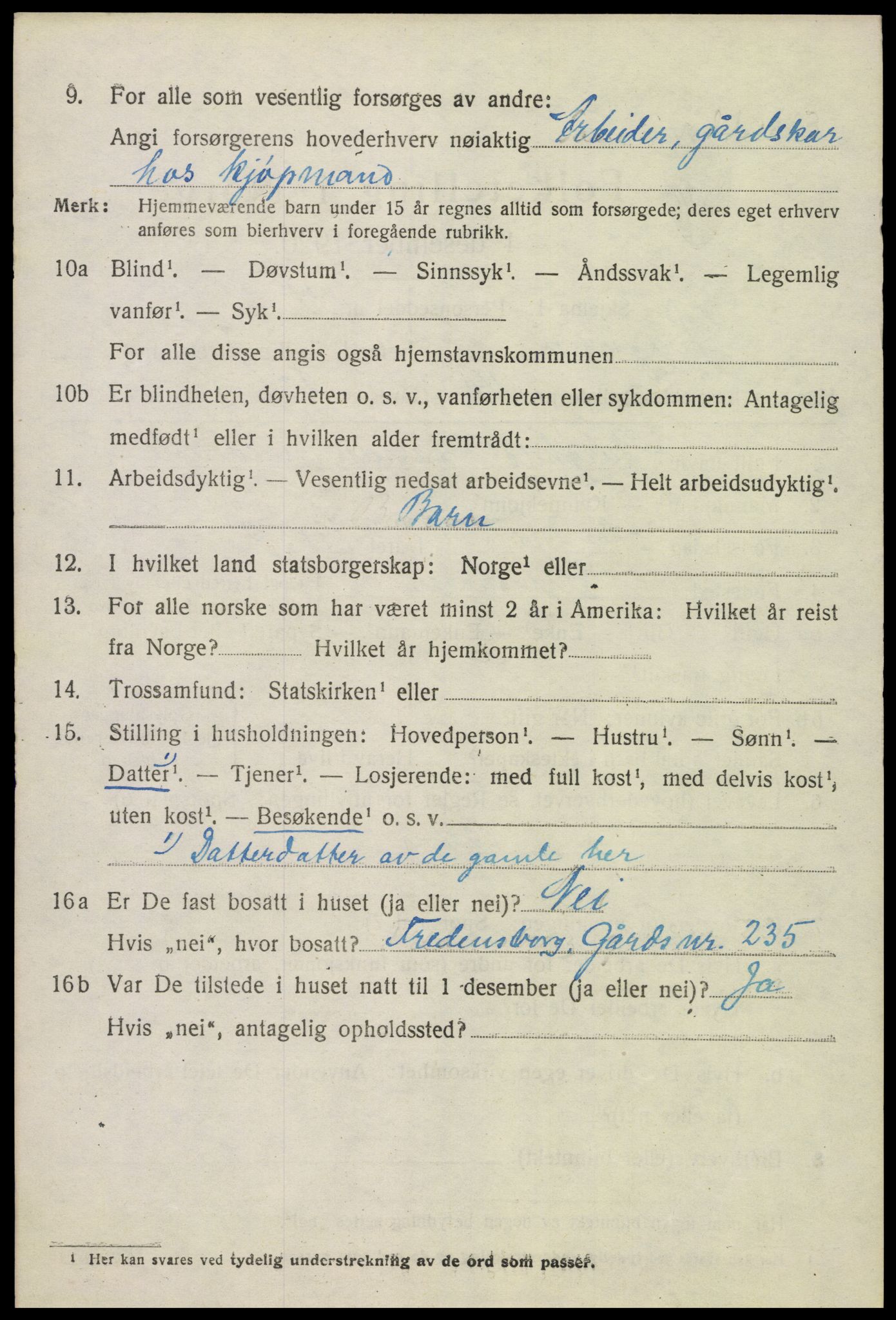 SAH, 1920 census for Ringsaker, 1920, p. 24131