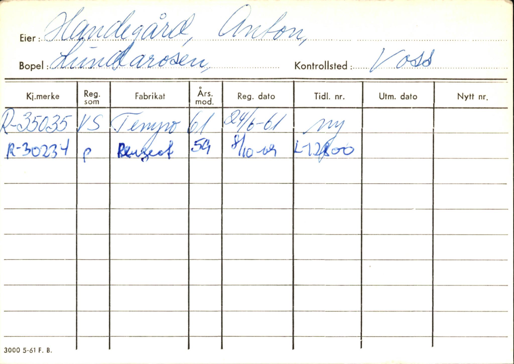 Statens vegvesen, Hordaland vegkontor, AV/SAB-A-5201/2/Ha/L0018: R-eierkort H, 1920-1971, p. 713