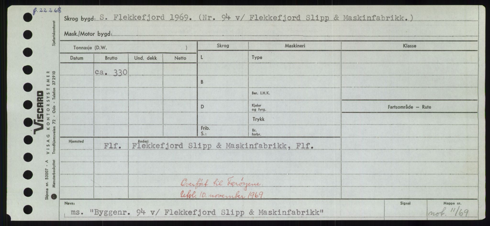 Sjøfartsdirektoratet med forløpere, Skipsmålingen, AV/RA-S-1627/H/Hd/L0006: Fartøy, Byg-Båt, p. 261