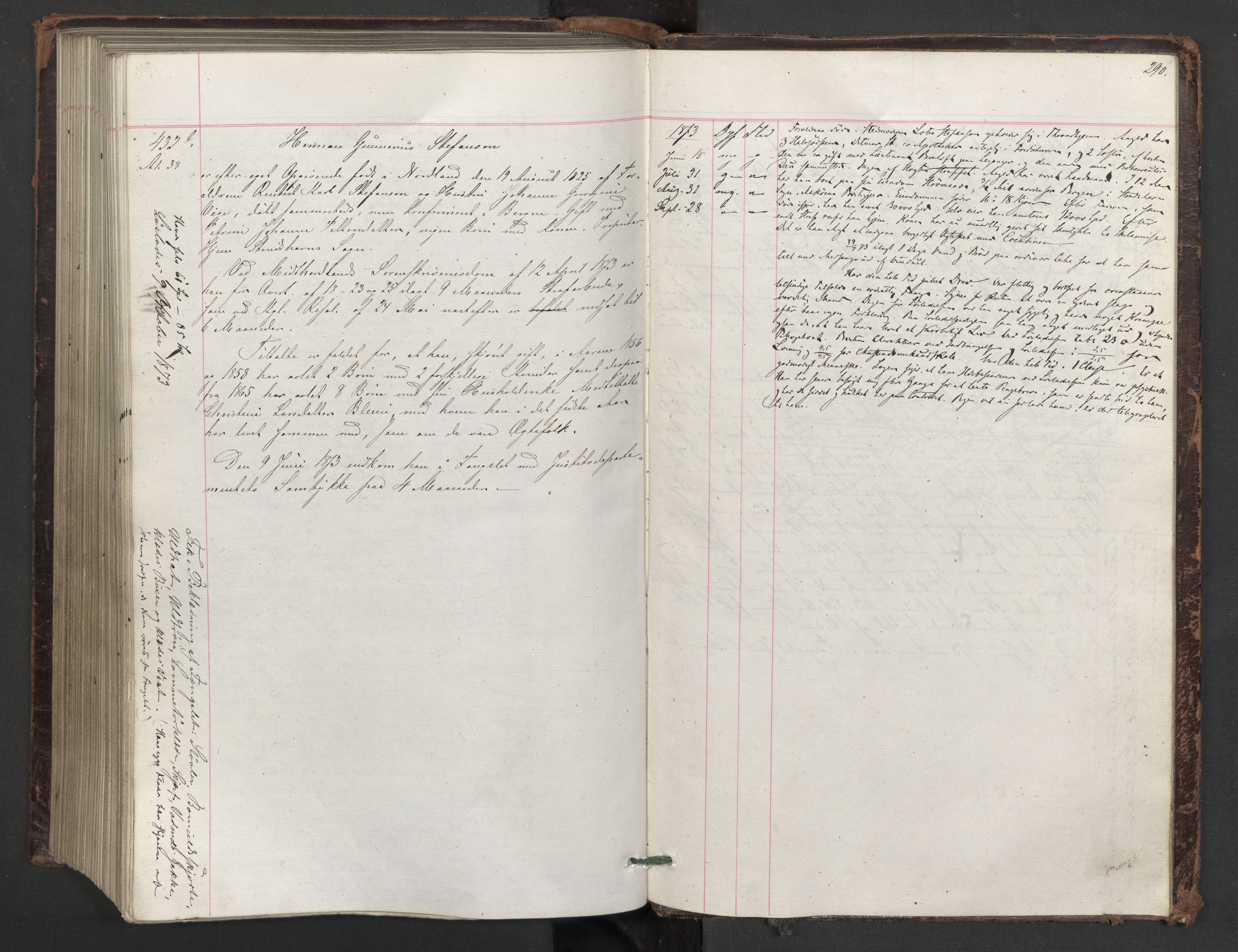 Botsfengslet, AV/RA-S-1539/D/Db/Dbb/L0014: 137e - 437e, 1871-1873, p. 290