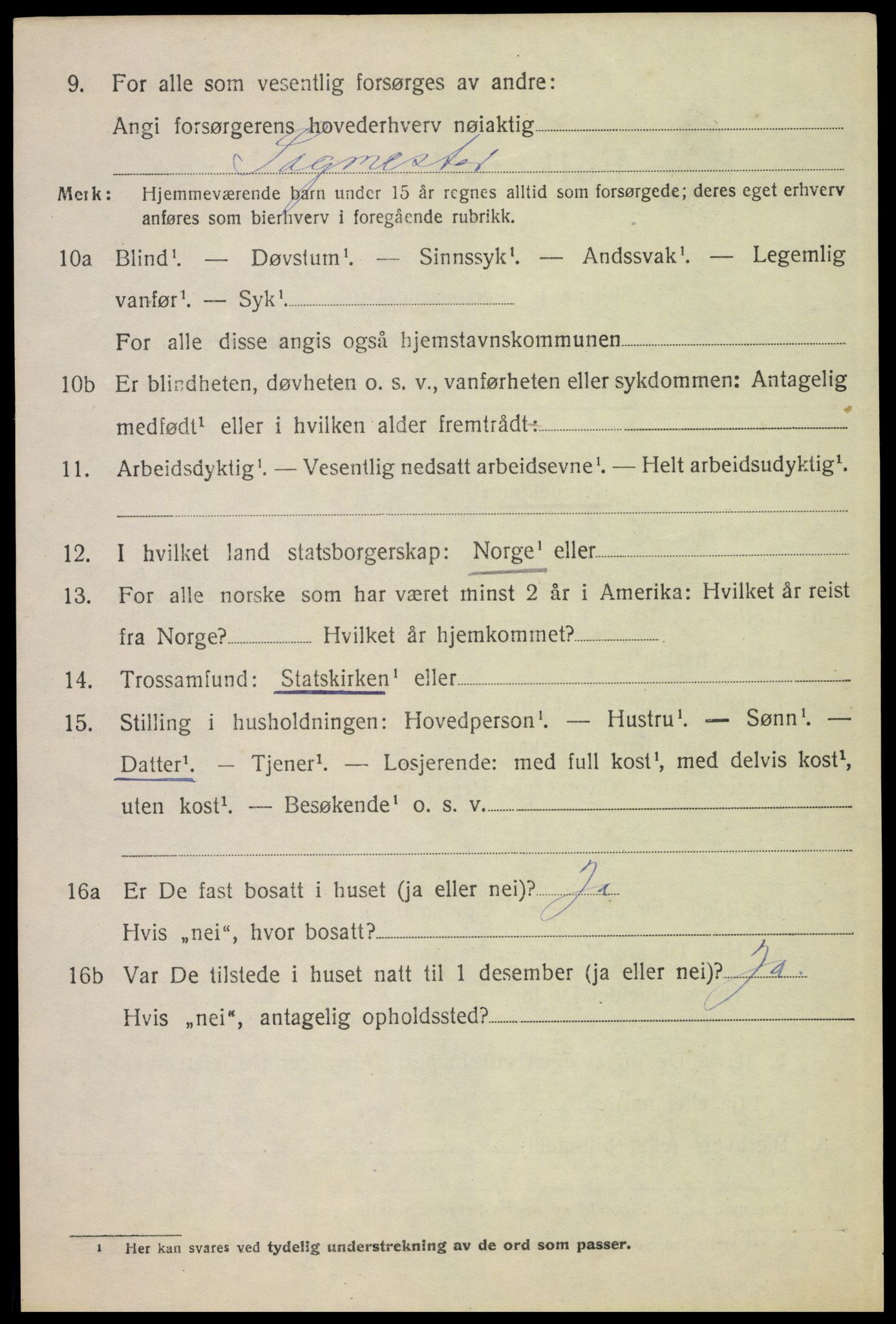 SAH, 1920 census for Eidskog, 1920, p. 11956