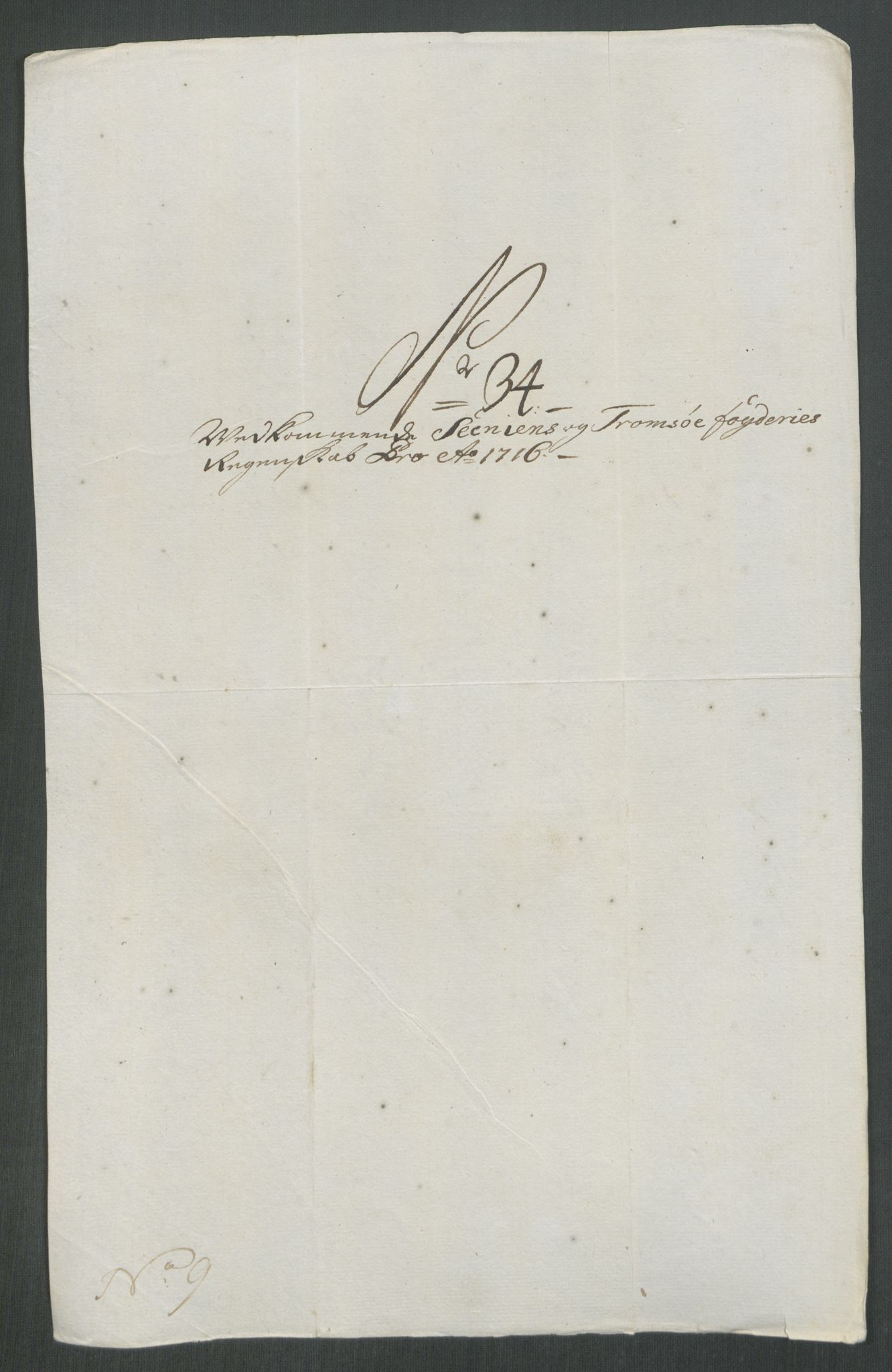 Rentekammeret inntil 1814, Reviderte regnskaper, Fogderegnskap, AV/RA-EA-4092/R68/L4762: Fogderegnskap Senja og Troms, 1716, p. 233