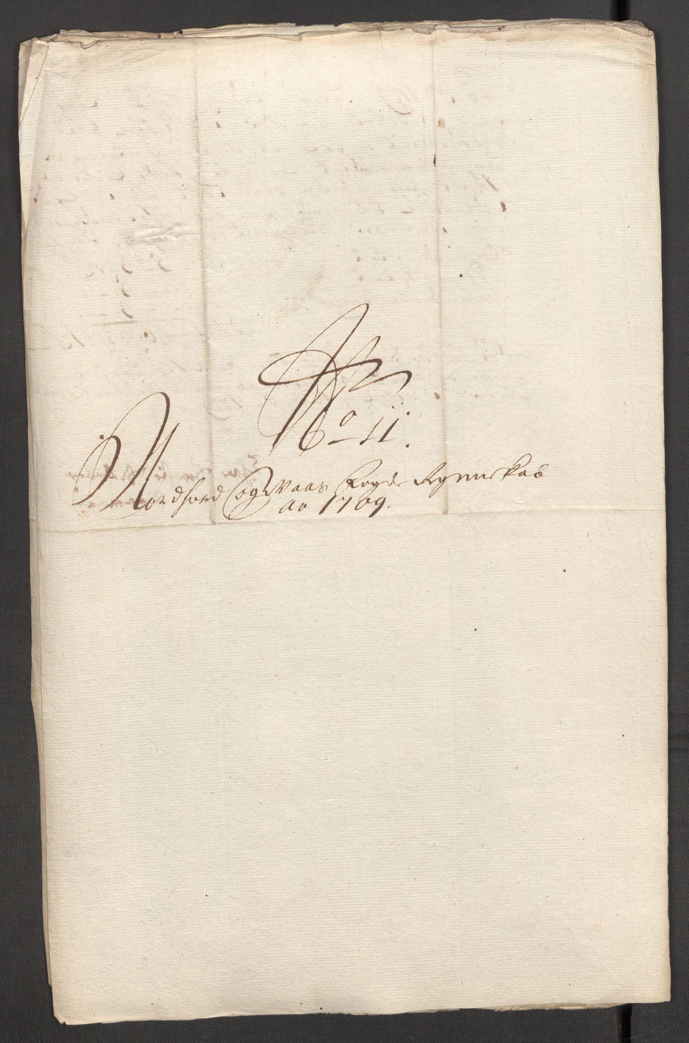 Rentekammeret inntil 1814, Reviderte regnskaper, Fogderegnskap, RA/EA-4092/R51/L3190: Fogderegnskap Nordhordland og Voss, 1709, p. 203