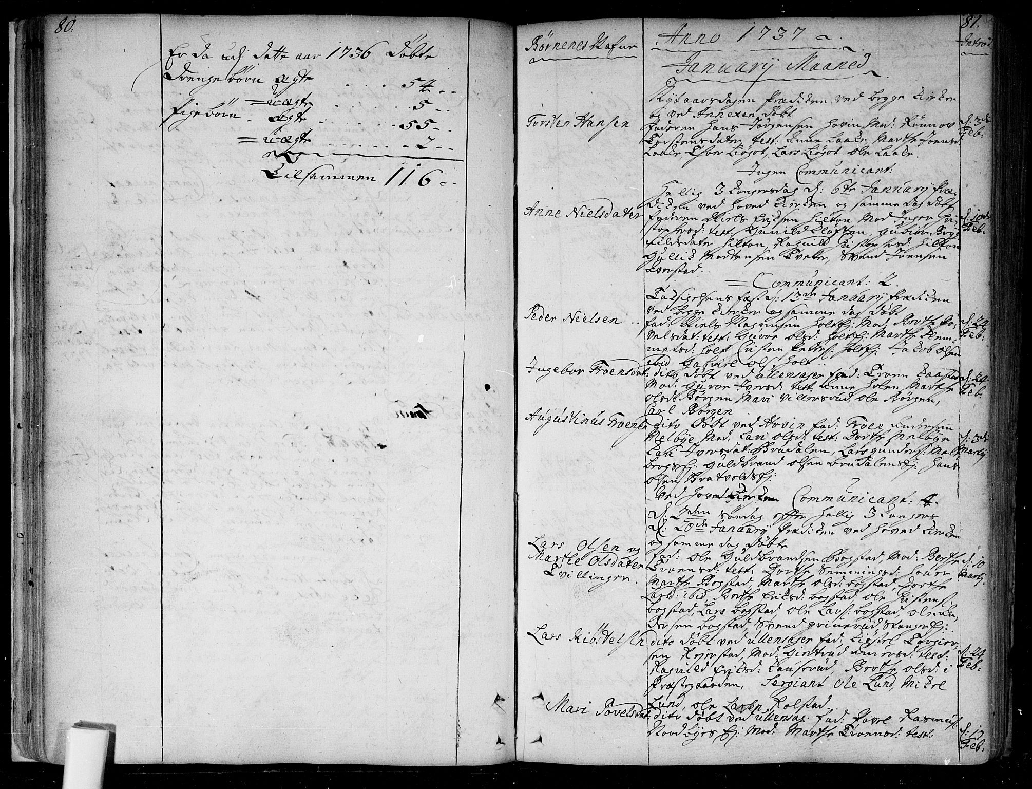Ullensaker prestekontor Kirkebøker, SAO/A-10236a/F/Fa/L0005: Parish register (official) no. I 5, 1733-1762, p. 80-81