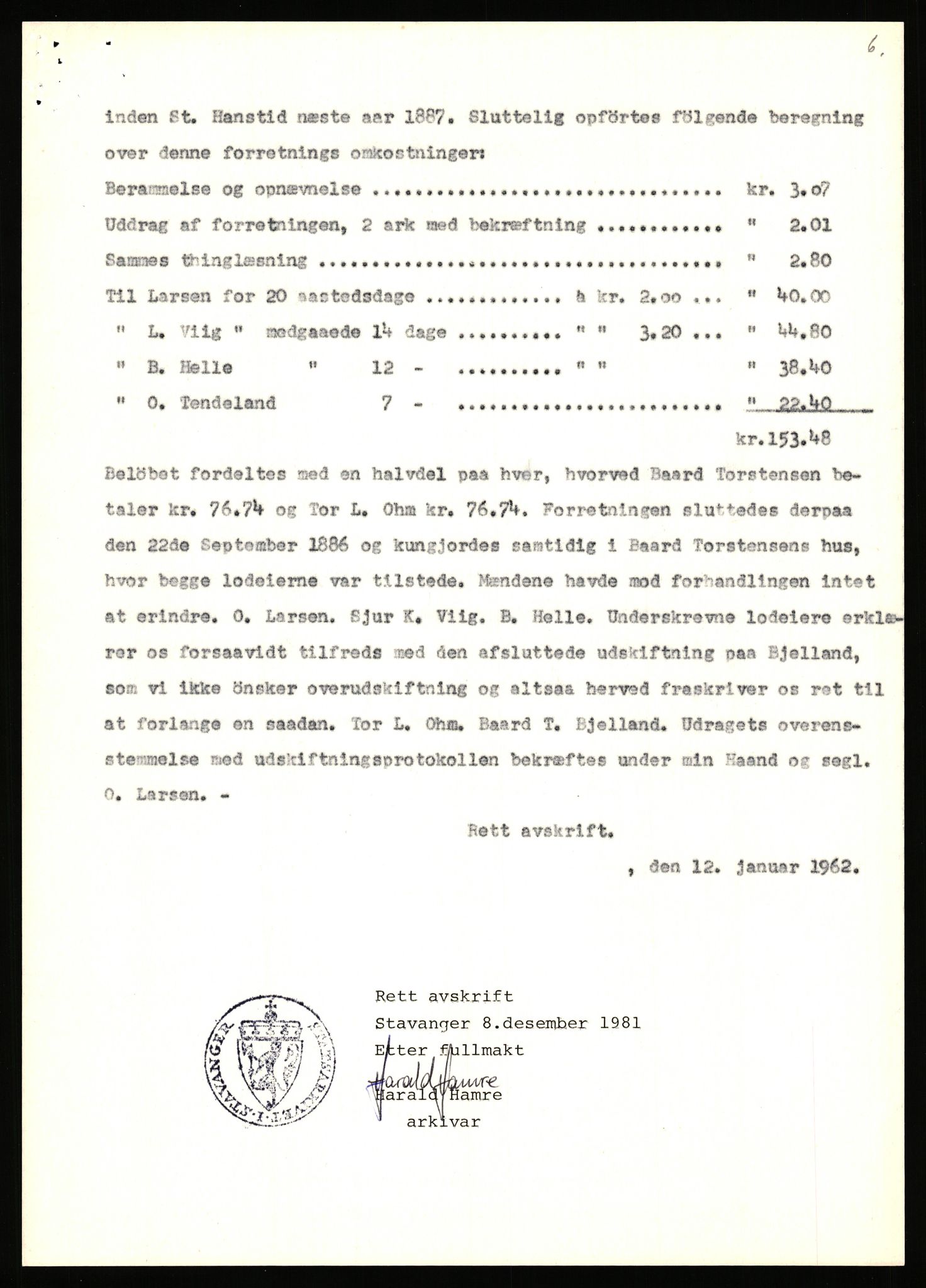 Statsarkivet i Stavanger, SAST/A-101971/03/Y/Yj/L0008: Avskrifter sortert etter gårdsnavn: Birkeland indre - Bjerge, 1750-1930, p. 470