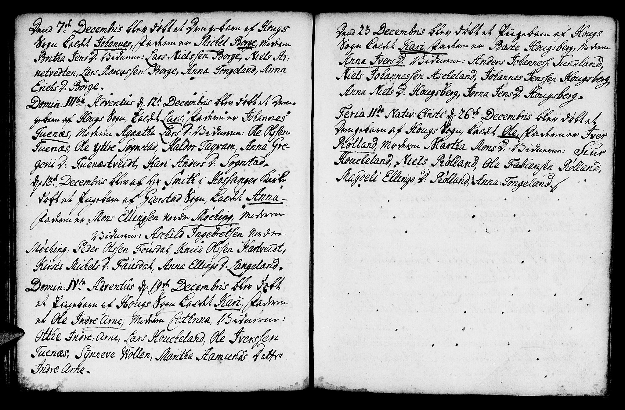 Haus sokneprestembete, AV/SAB-A-75601/H/Haa: Parish register (official) no. A 8, 1754-1769, p. 58