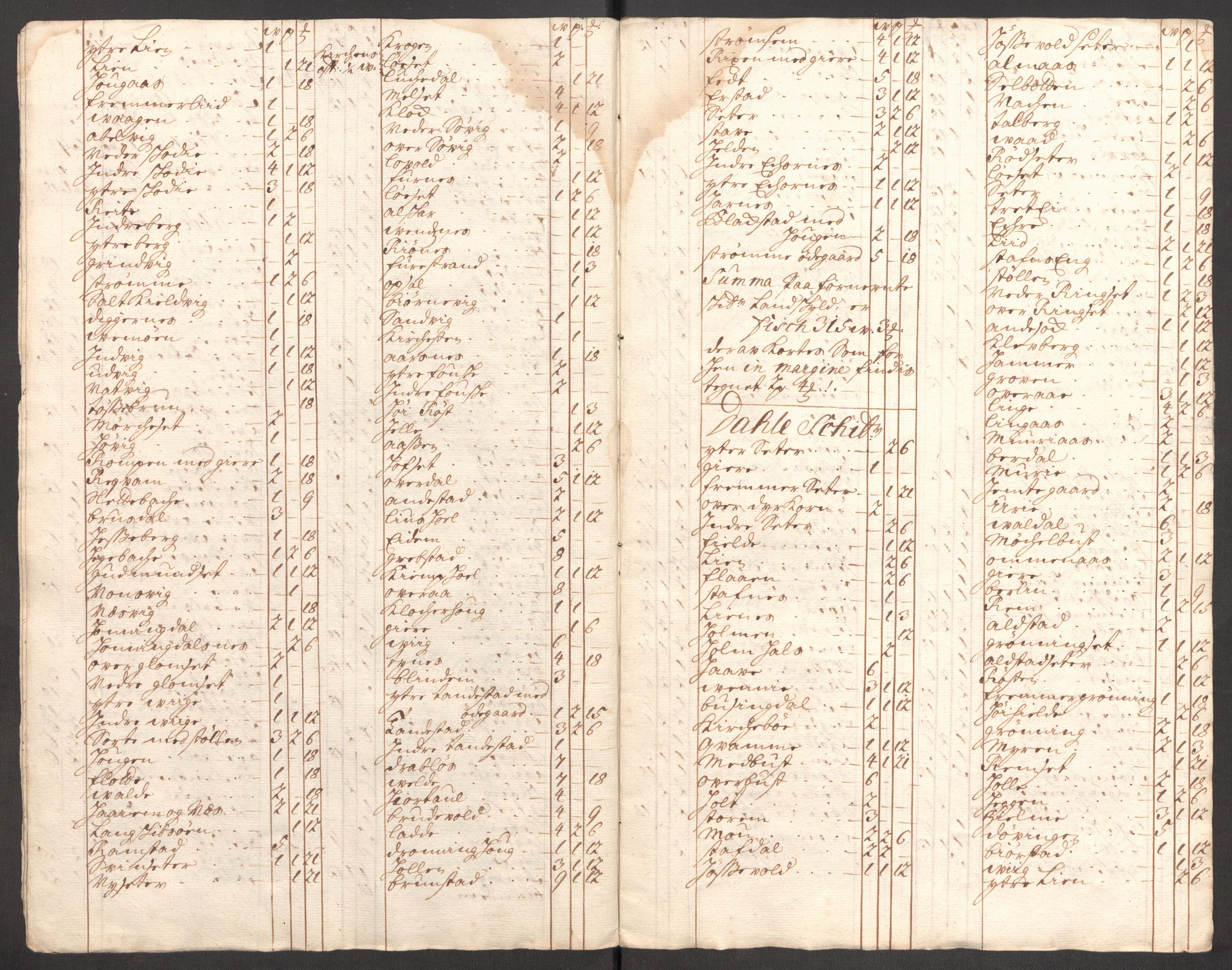 Rentekammeret inntil 1814, Reviderte regnskaper, Fogderegnskap, AV/RA-EA-4092/R54/L3561: Fogderegnskap Sunnmøre, 1706-1707, p. 231