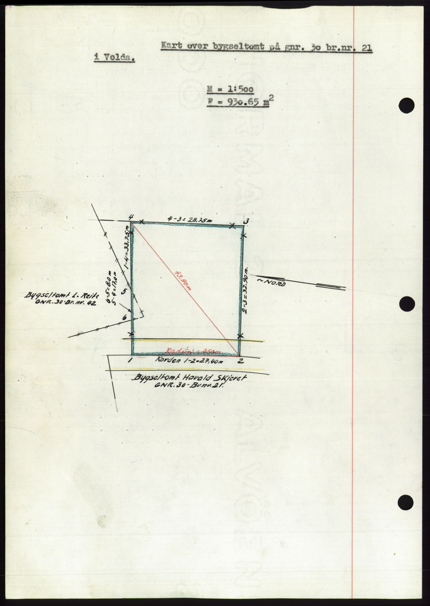 Søre Sunnmøre sorenskriveri, AV/SAT-A-4122/1/2/2C/L0094: Mortgage book no. 20A, 1953-1953, Diary no: : 643/1953