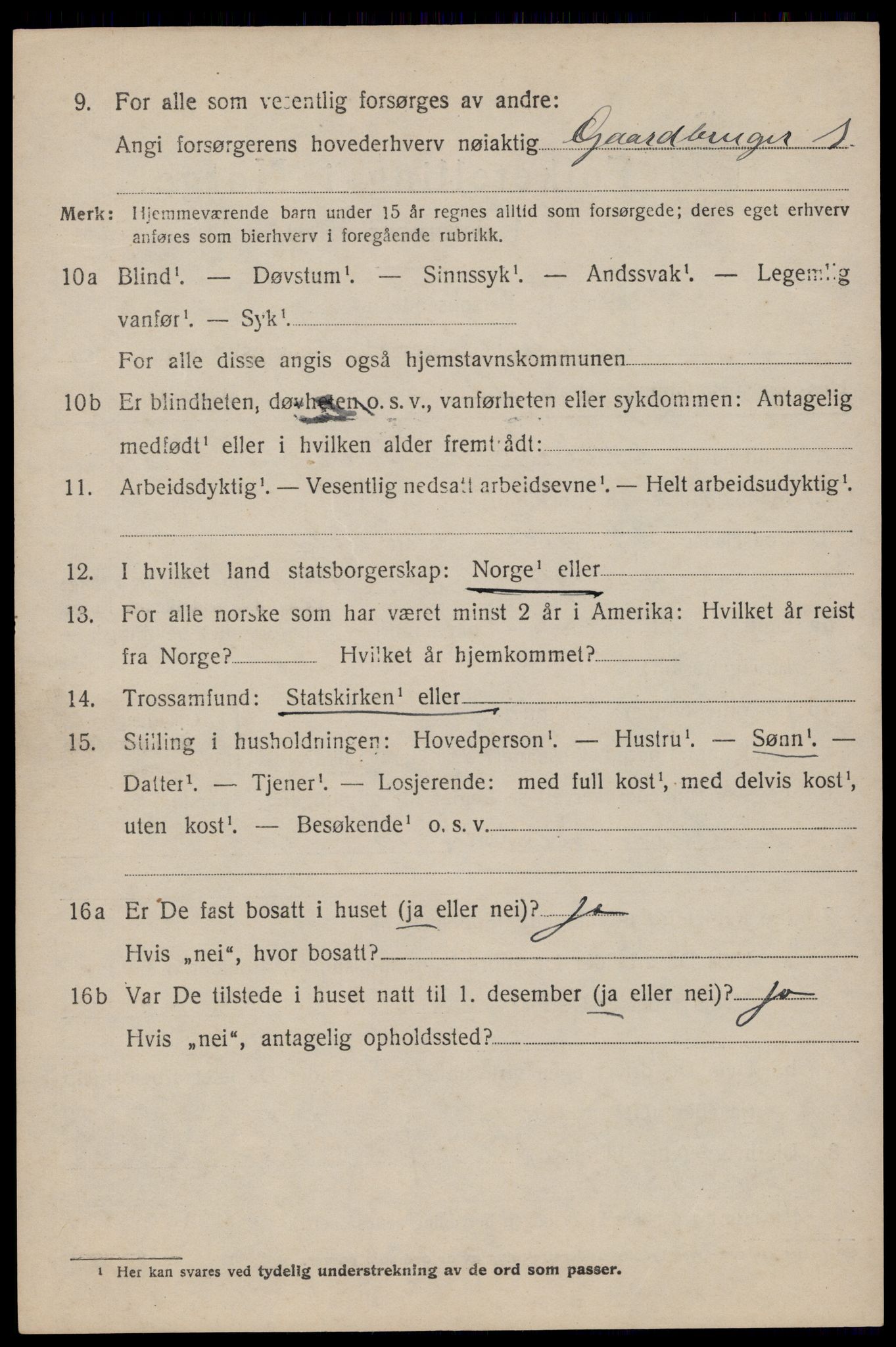 SAST, 1920 census for Hetland, 1920, p. 24504