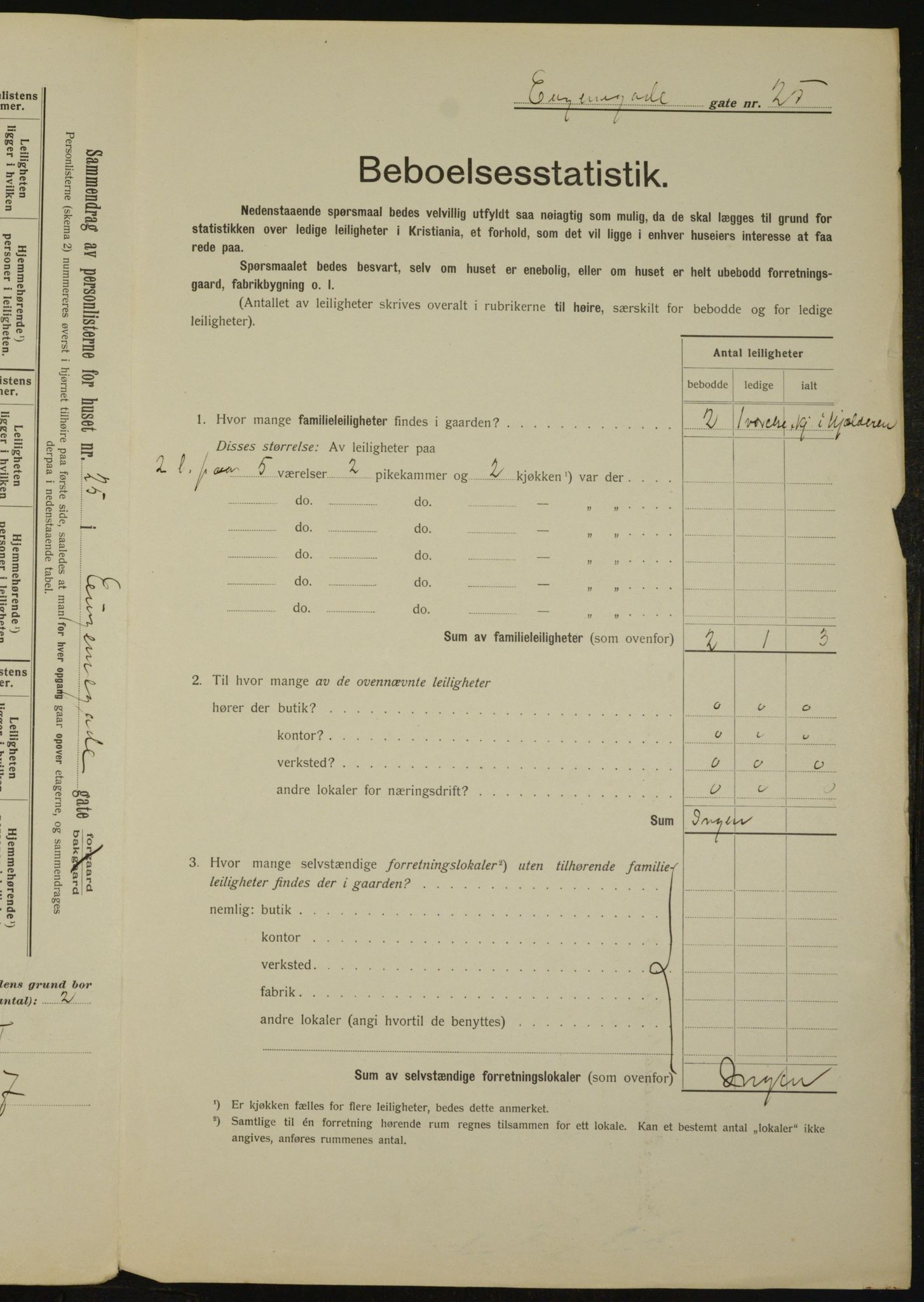 OBA, Municipal Census 1912 for Kristiania, 1912, p. 22824