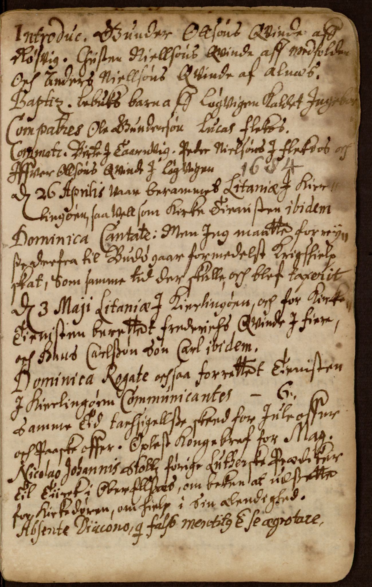 Spesialsamlingene, NTNU/SPESIALSAMLINGENE/M/XA-Oct-90: Other parish register no. XA Oct. 90, 1683-1685