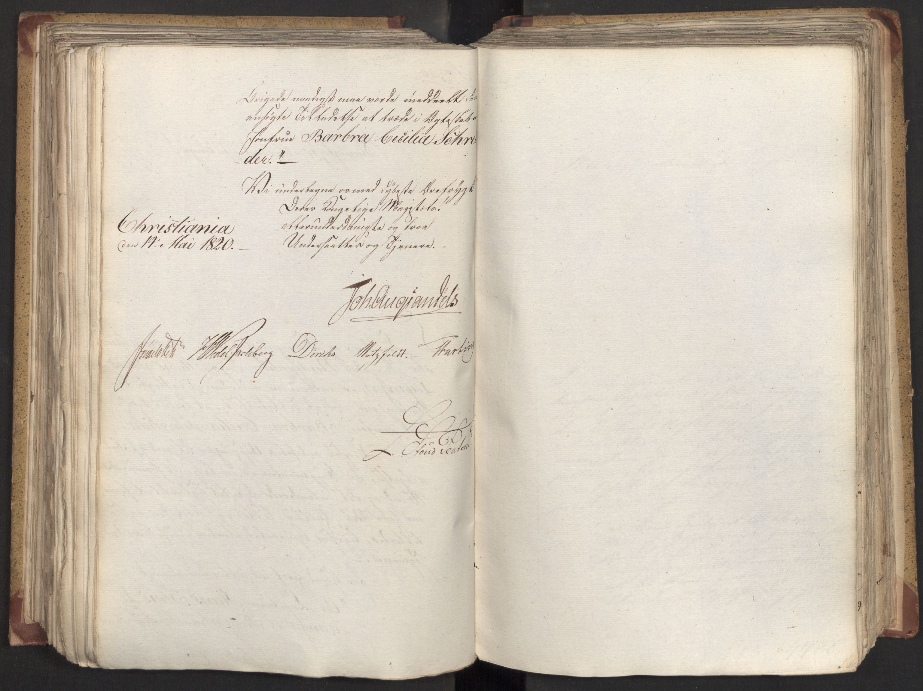 Statsrådsavdelingen i Stockholm, AV/RA-S-1003/D/Da/L0022: Regjeringsinnstillinger nr. 4399-4565, 1820, p. 288