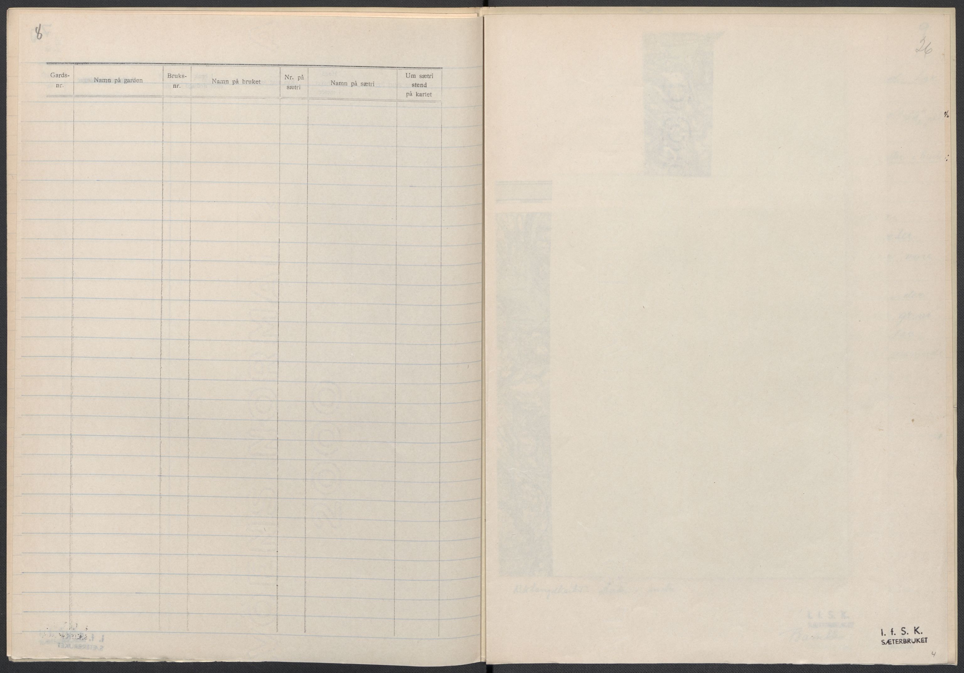 Instituttet for sammenlignende kulturforskning, AV/RA-PA-0424/F/Fc/L0007/0001: Eske B7: / Telemark (perm XVI), 1934-1936, p. 26