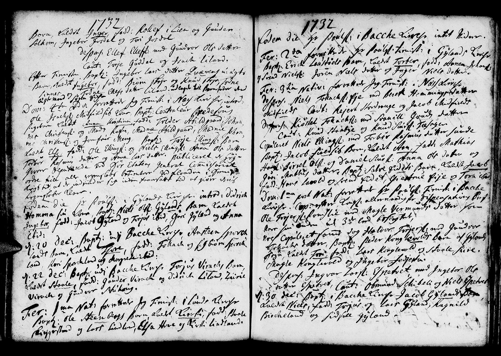 Lund sokneprestkontor, AV/SAST-A-101809/S06/L0001: Parish register (official) no. A 1, 1724-1737