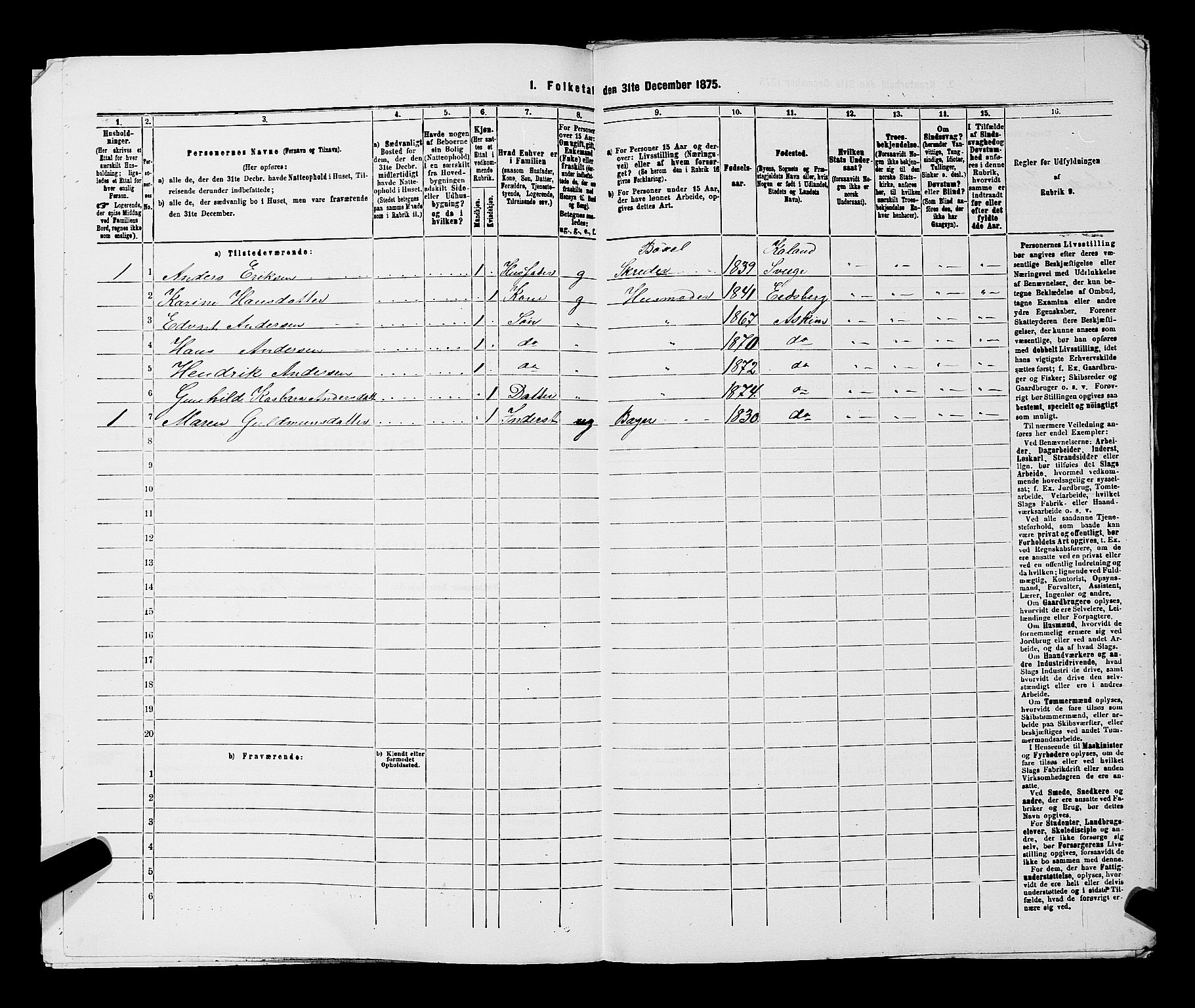 RA, 1875 census for 0124P Askim, 1875, p. 627