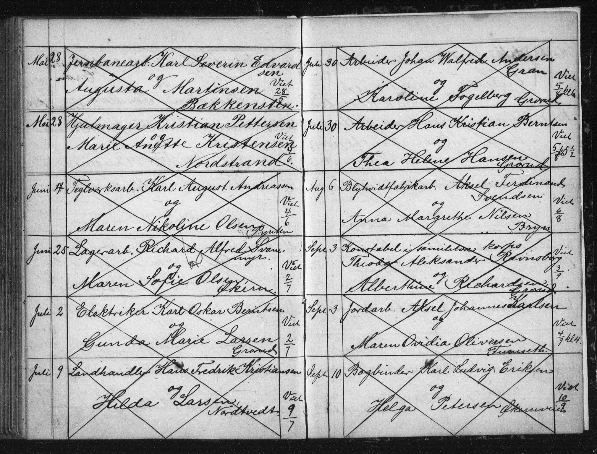 Østre Aker prestekontor Kirkebøker, AV/SAO-A-10840/H/Ha/L0005: Banns register no. I 5, 1879-1899