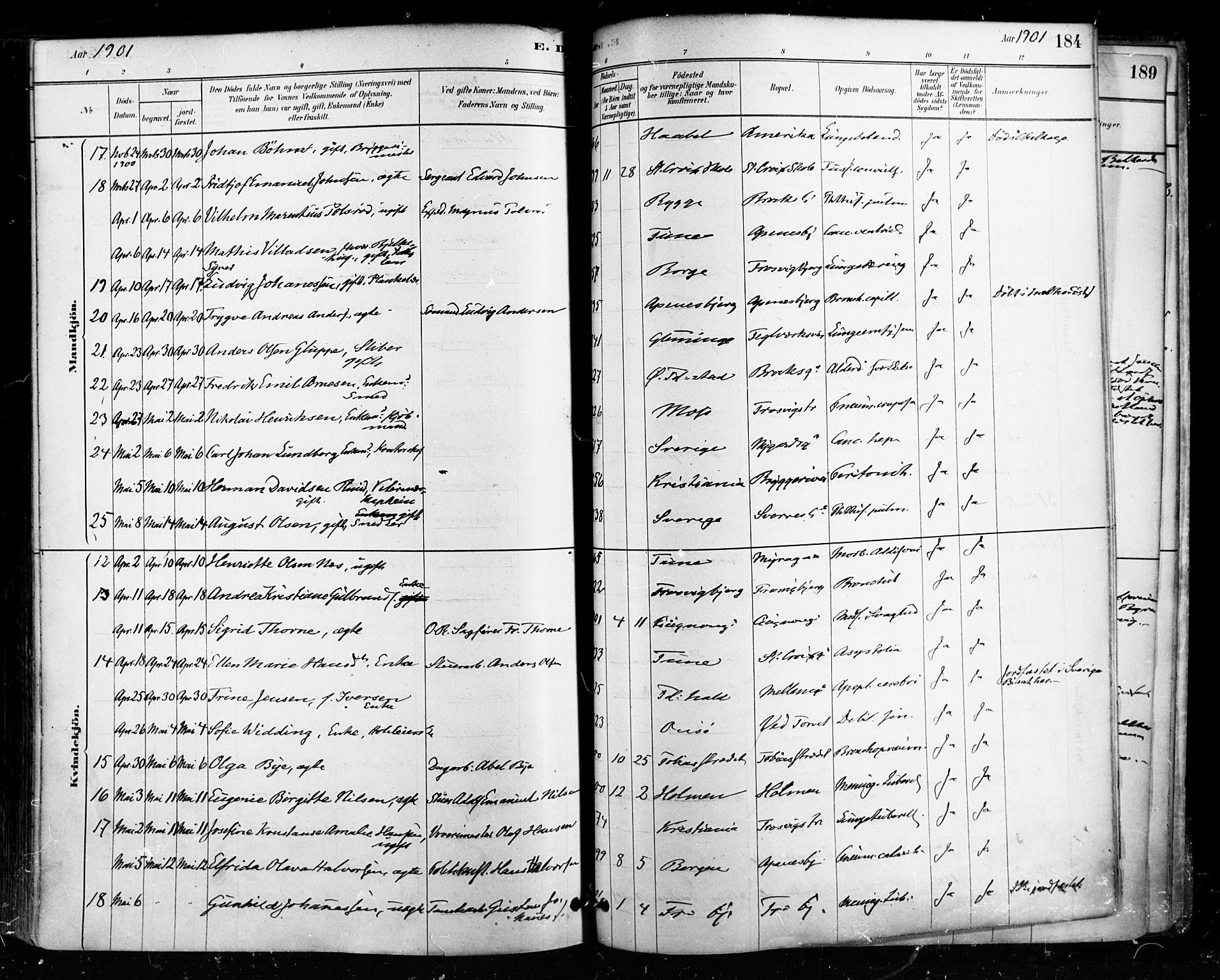 Fredrikstad domkirkes prestekontor Kirkebøker, SAO/A-10906/F/Fa/L0003: Parish register (official) no. 3, 1878-1904, p. 184