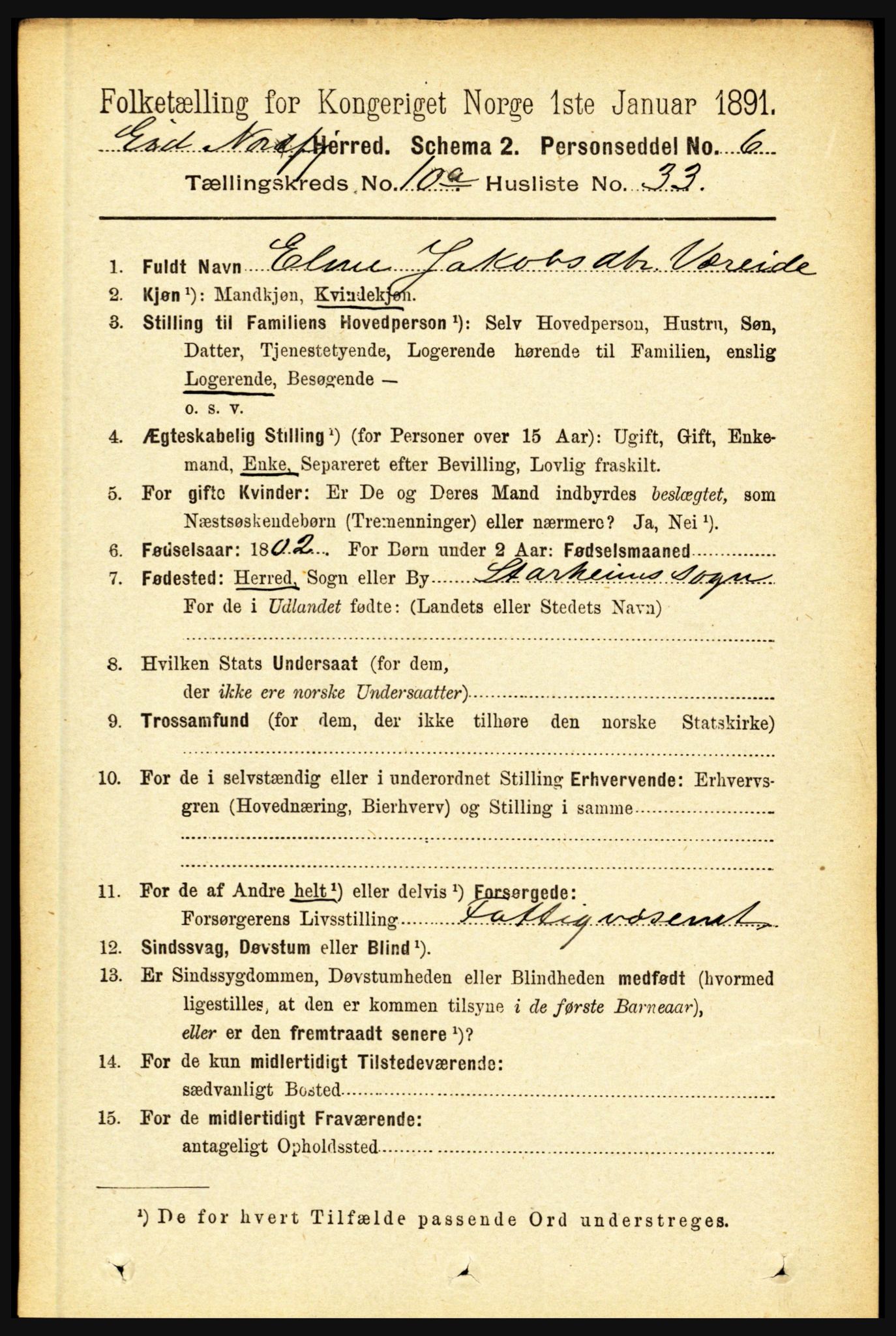 RA, 1891 census for 1443 Eid, 1891, p. 2998