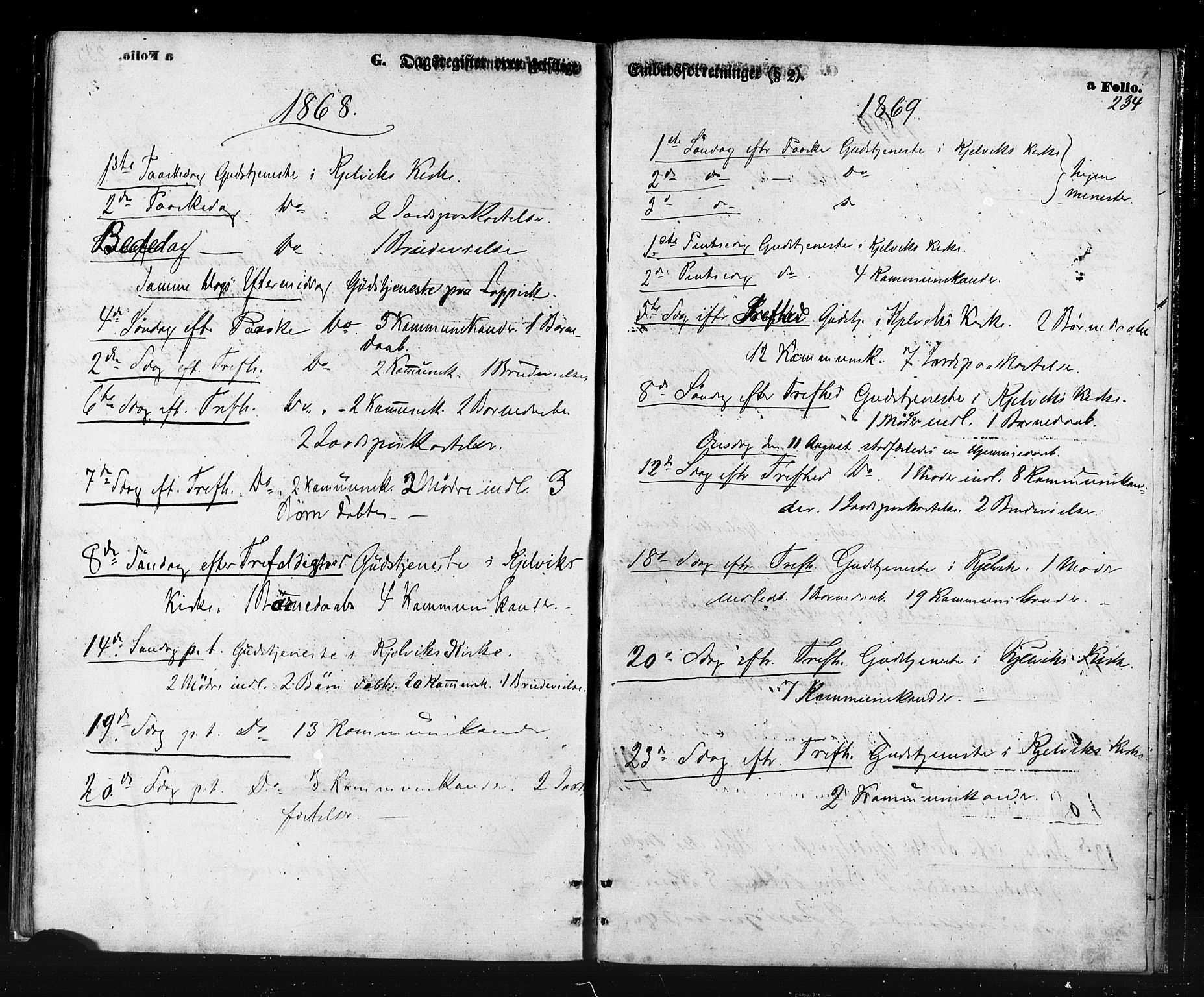 Måsøy sokneprestkontor, AV/SATØ-S-1348/H/Ha/L0006kirke: Parish register (official) no. 6, 1861-1886, p. 234