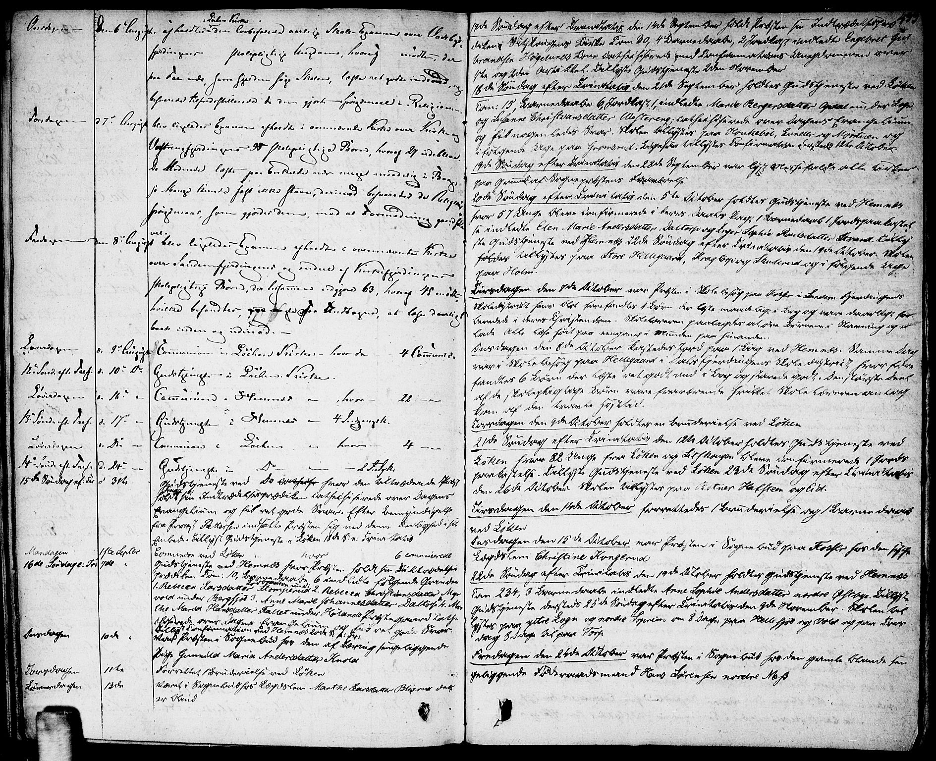 Høland prestekontor Kirkebøker, SAO/A-10346a/F/Fa/L0008: Parish register (official) no. I 8, 1827-1845, p. 433