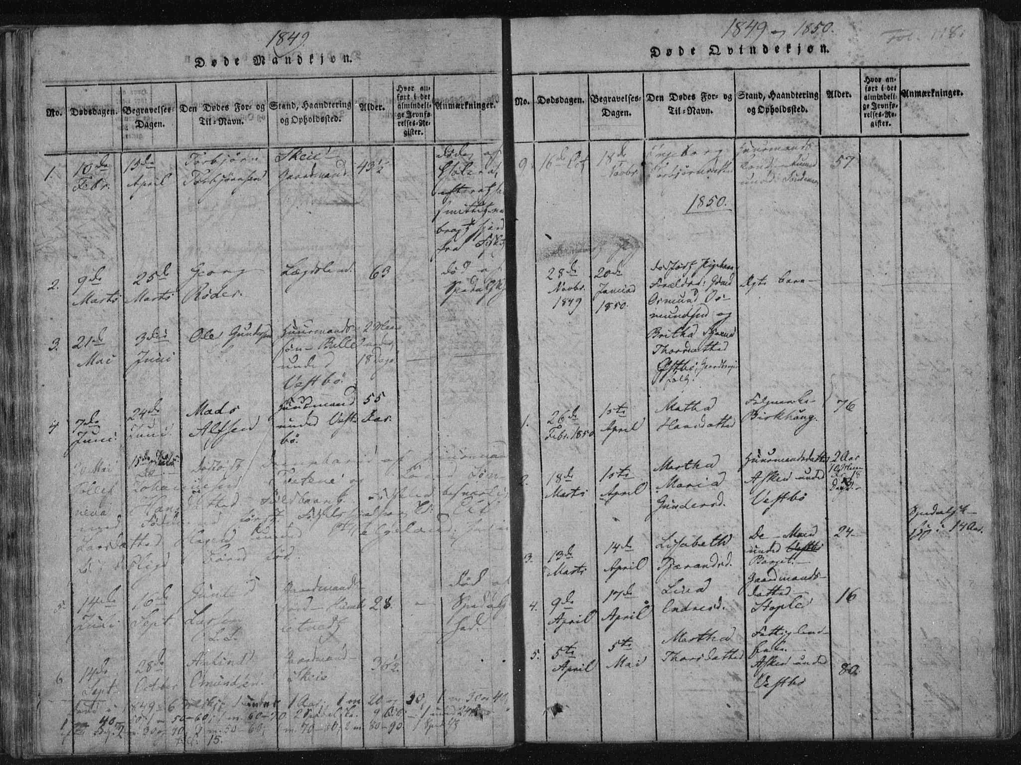 Vikedal sokneprestkontor, AV/SAST-A-101840/01/IV: Parish register (official) no. A 4, 1816-1850, p. 118