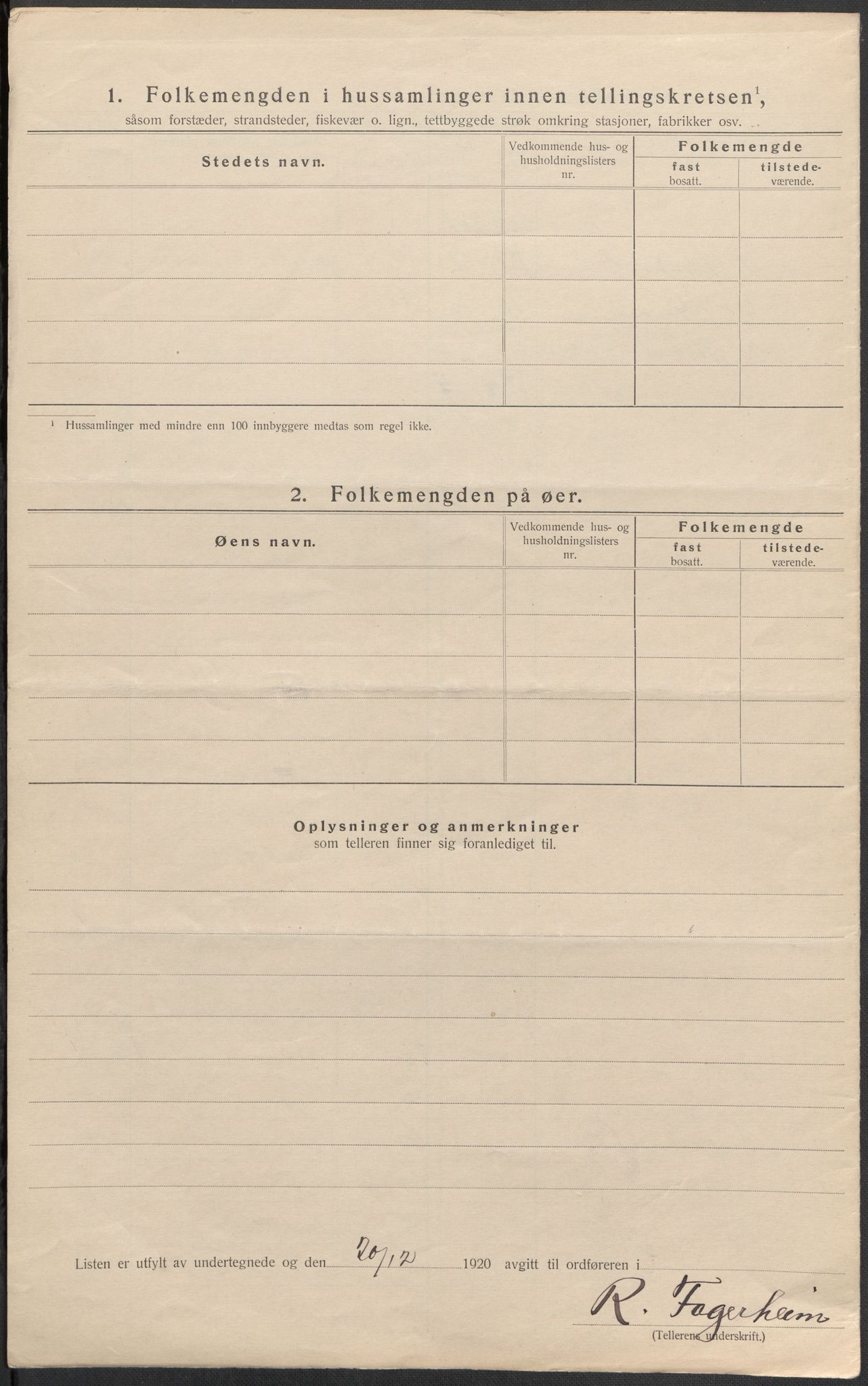 SAB, 1920 census for Fjaler, 1920, p. 43