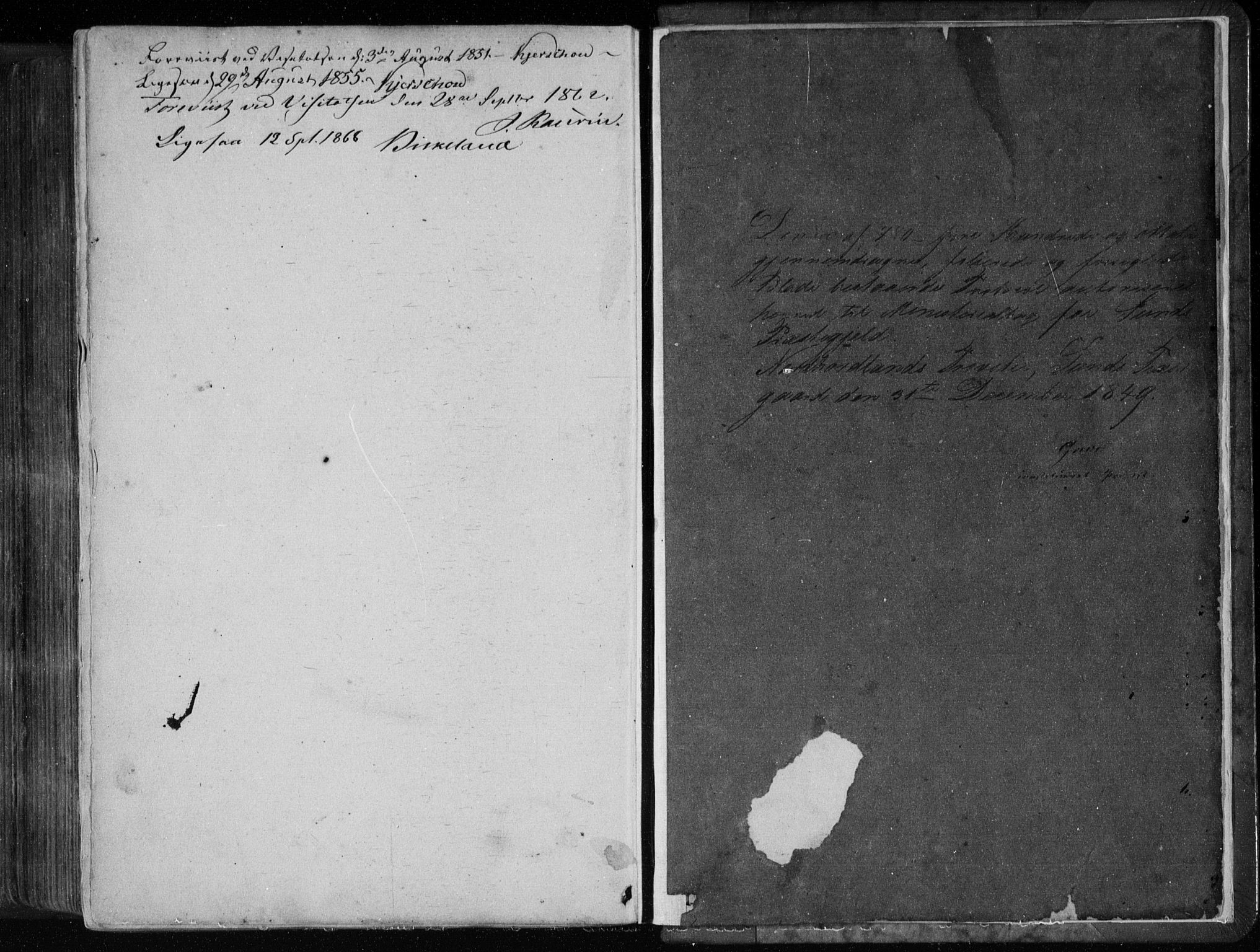 Sund sokneprestembete, SAB/A-99930: Parish register (official) no. A 14, 1850-1866