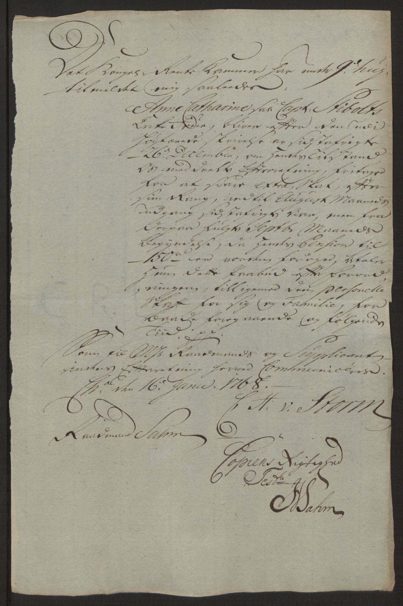 Rentekammeret inntil 1814, Reviderte regnskaper, Byregnskaper, RA/EA-4066/R/Rg/L0144/0001: [G4] Kontribusjonsregnskap / Ekstraskatt, 1762-1767, p. 535