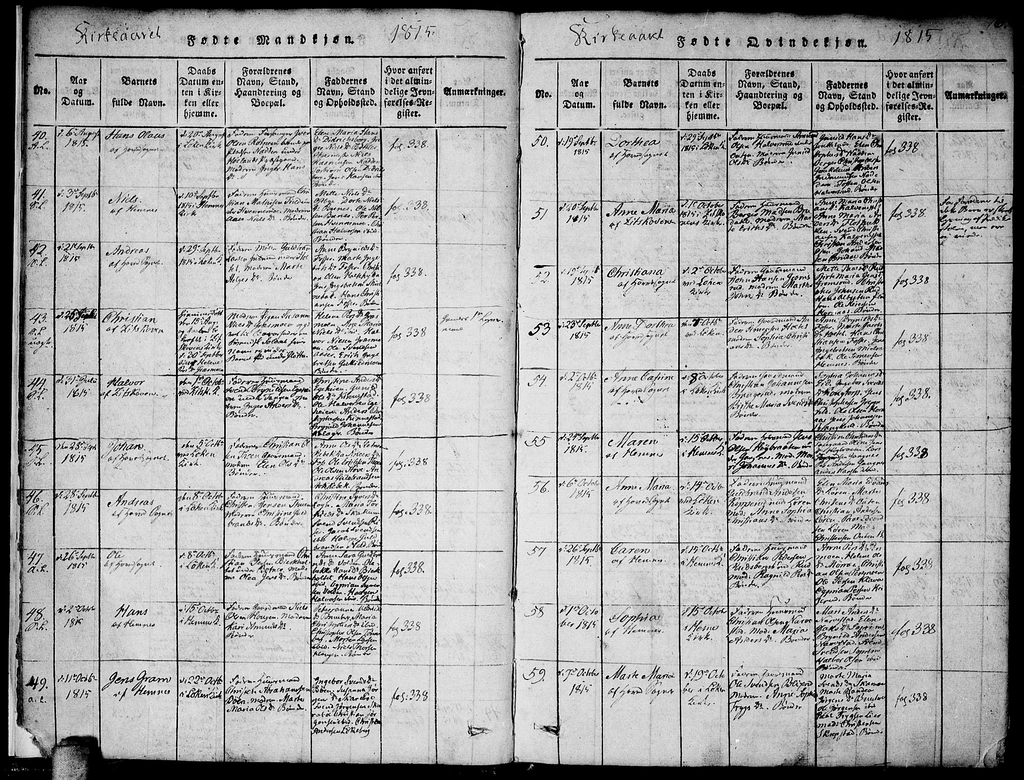 Høland prestekontor Kirkebøker, SAO/A-10346a/F/Fa/L0007: Parish register (official) no. I 7, 1814-1827, p. 6