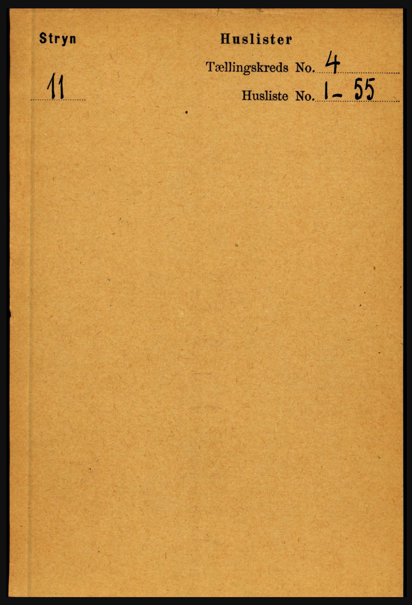 RA, 1891 census for 1448 Stryn, 1891, p. 1577