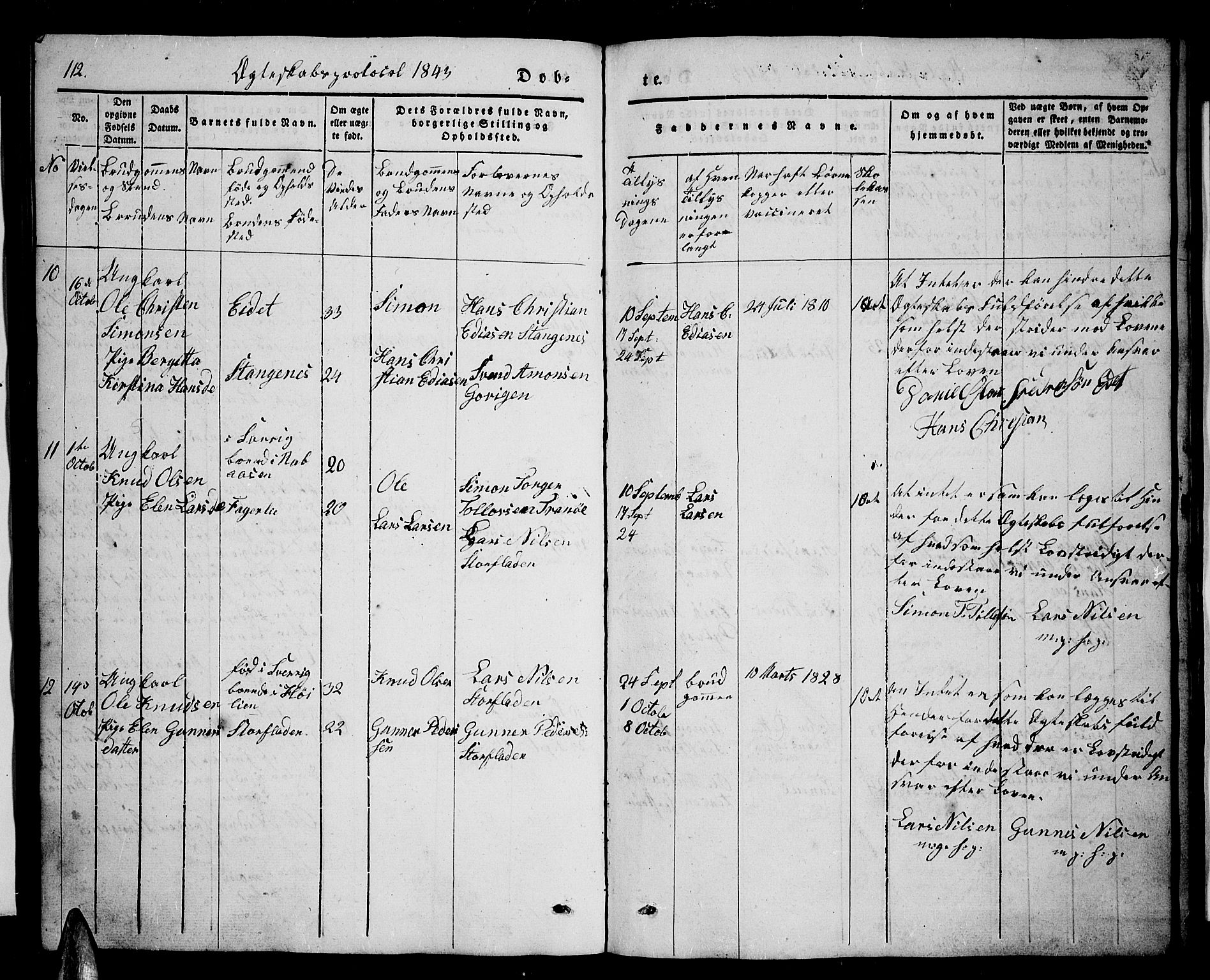 Tranøy sokneprestkontor, AV/SATØ-S-1313/I/Ia/Iab/L0001klokker: Parish register (copy) no. 1, 1835-1853, p. 112