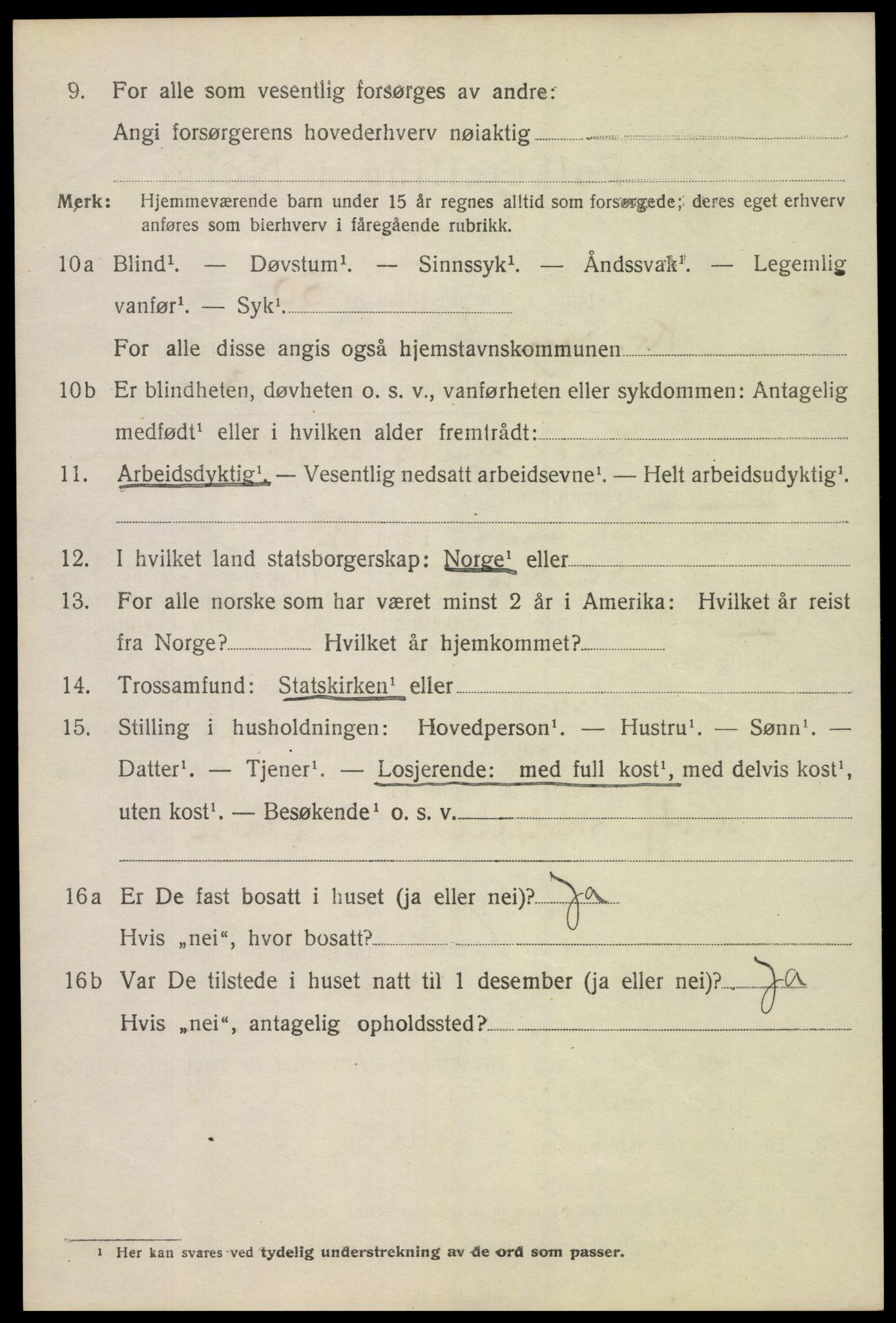 SAK, 1920 census for Kristiansand, 1920, p. 38504