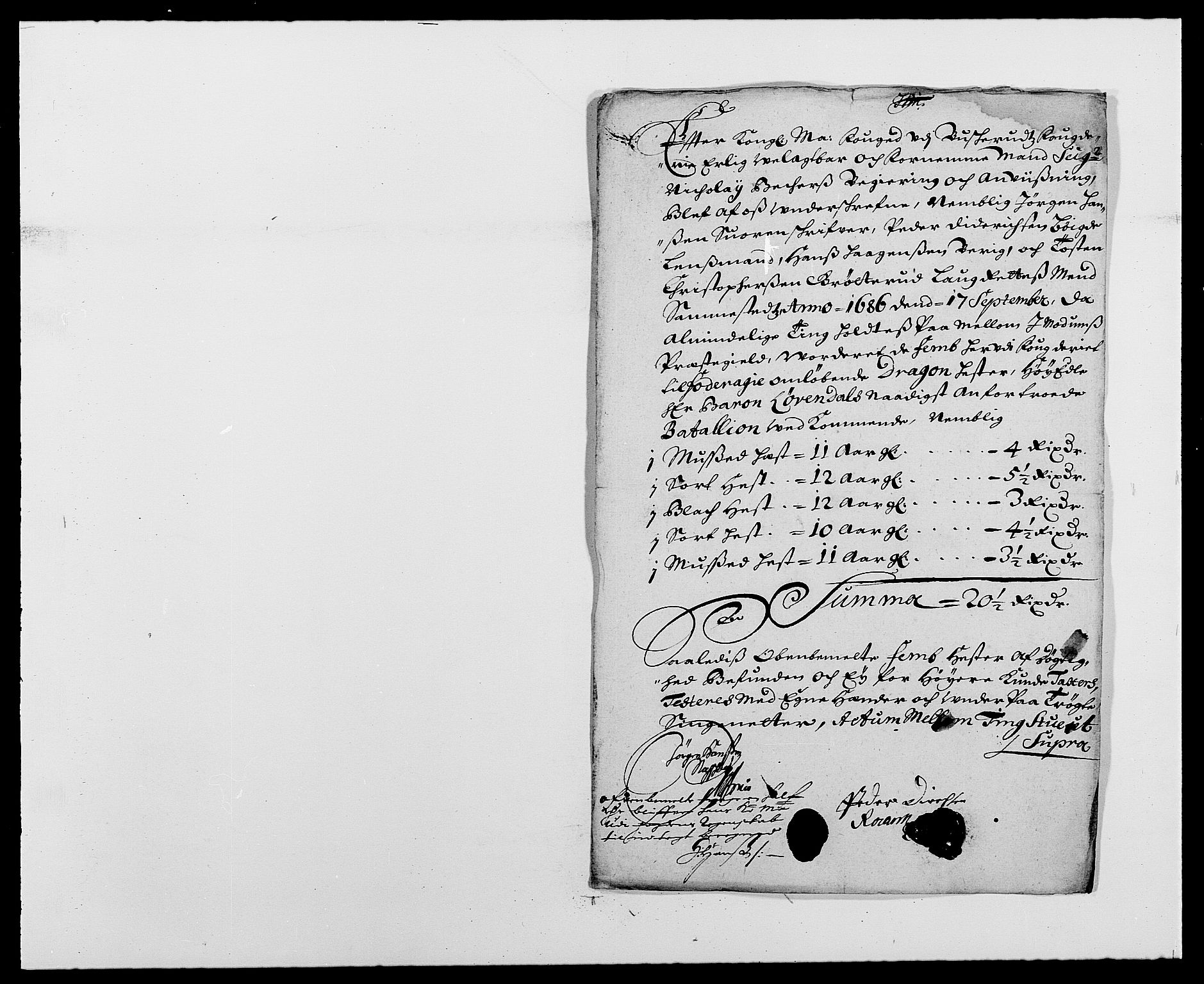 Rentekammeret inntil 1814, Reviderte regnskaper, Fogderegnskap, RA/EA-4092/R25/L1678: Fogderegnskap Buskerud, 1685-1686, p. 368