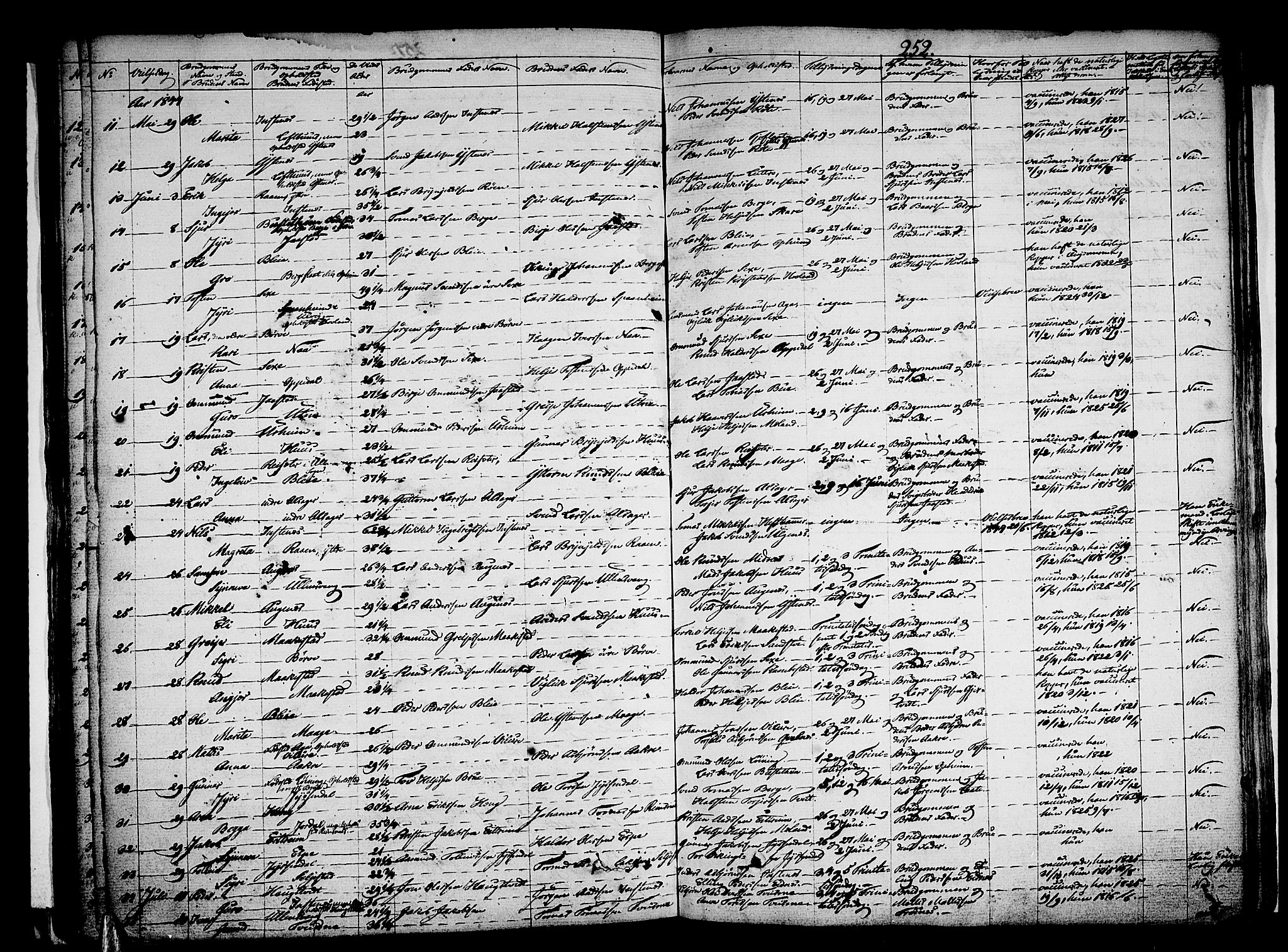 Ullensvang sokneprestembete, AV/SAB-A-78701/H/Haa: Parish register (official) no. A 10, 1825-1853, p. 252