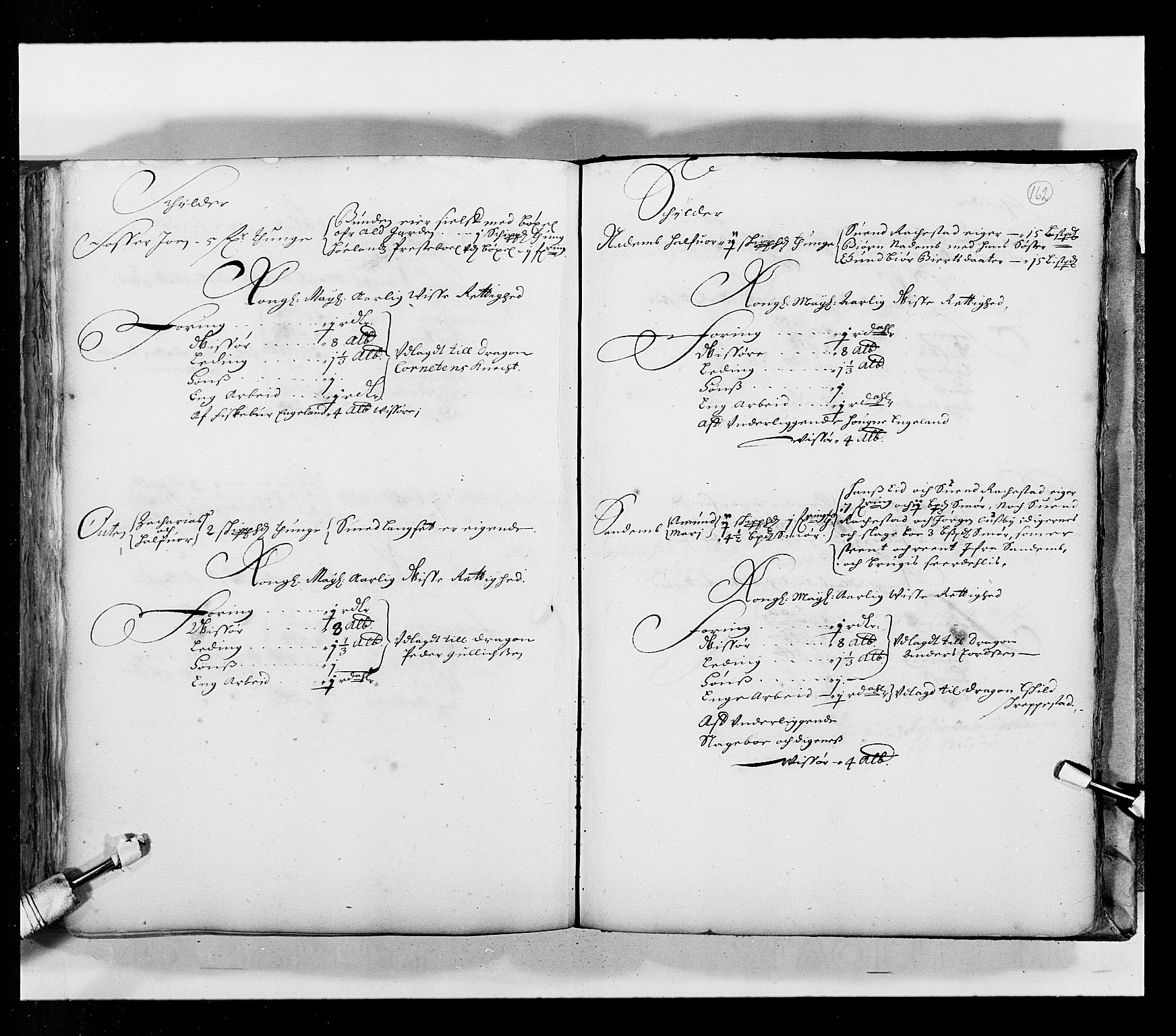 Stattholderembetet 1572-1771, AV/RA-EA-2870/Ek/L0033a/0001: Jordebøker 1662-1720: / Matrikkel for Nedre Romerike, 1670, p. 161b-162a