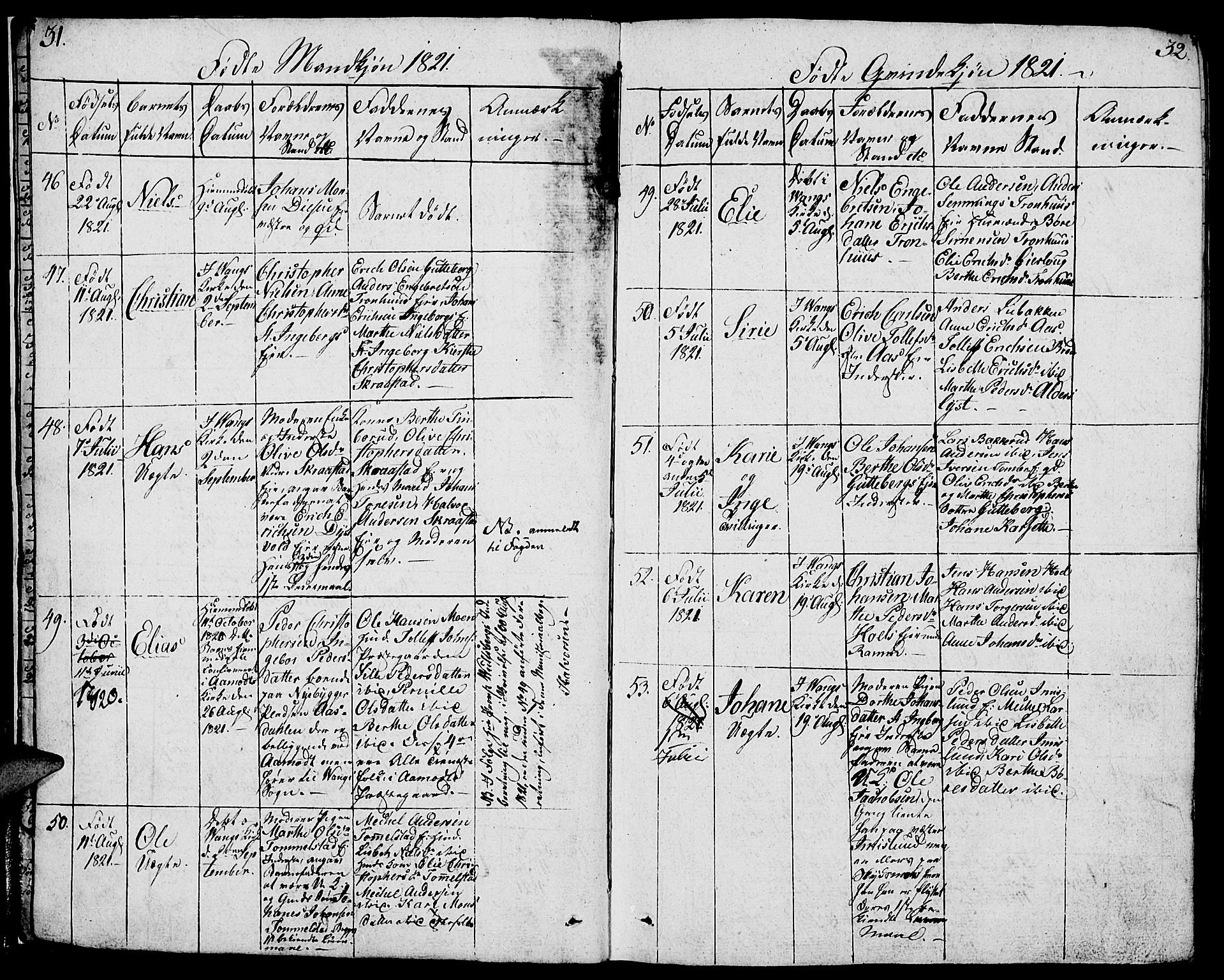 Vang prestekontor, Hedmark, AV/SAH-PREST-008/H/Ha/Haa/L0006: Parish register (official) no. 6 /1, 1809-1827, p. 31-32