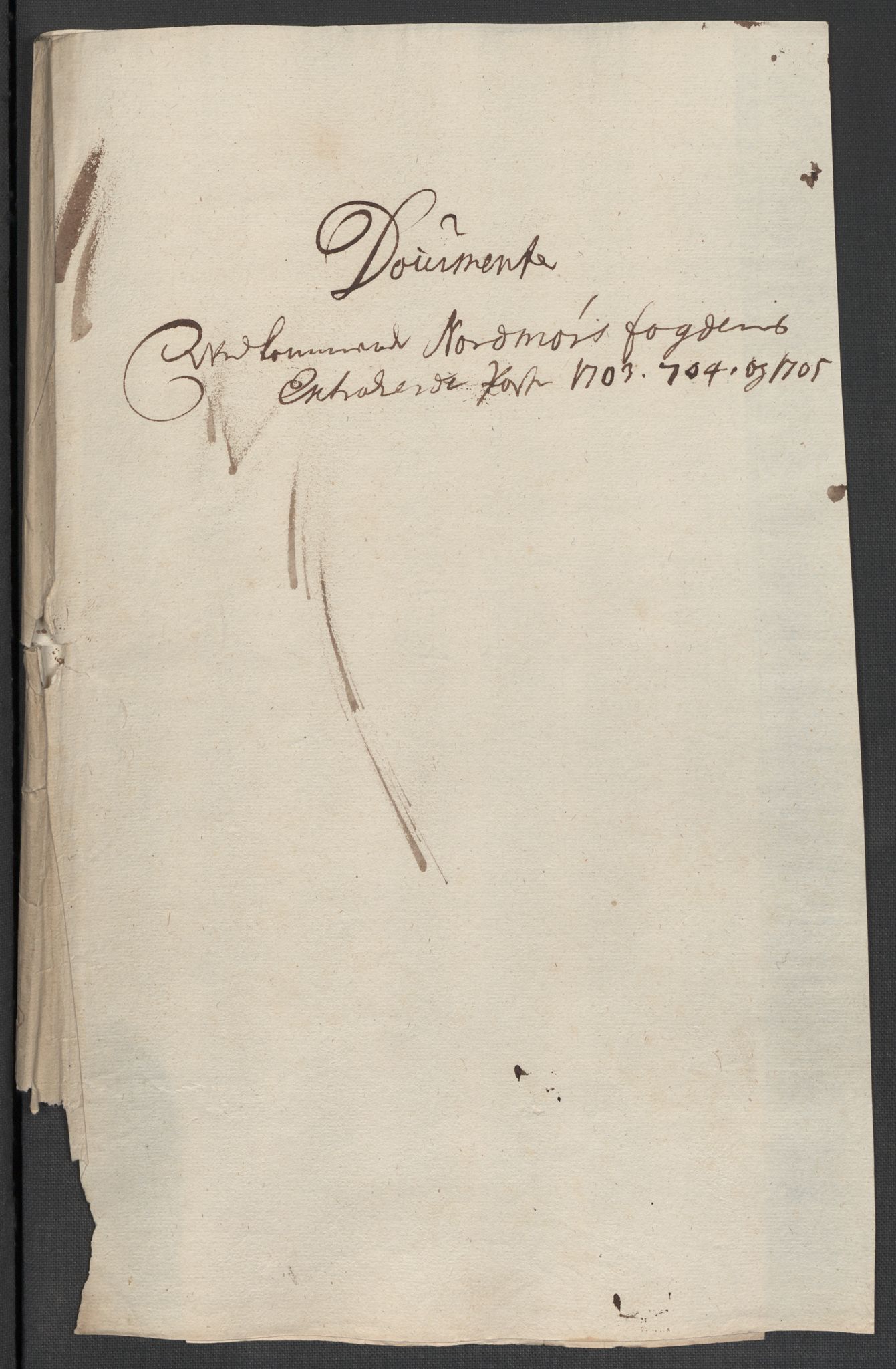 Rentekammeret inntil 1814, Reviderte regnskaper, Fogderegnskap, RA/EA-4092/R56/L3741: Fogderegnskap Nordmøre, 1705, p. 244