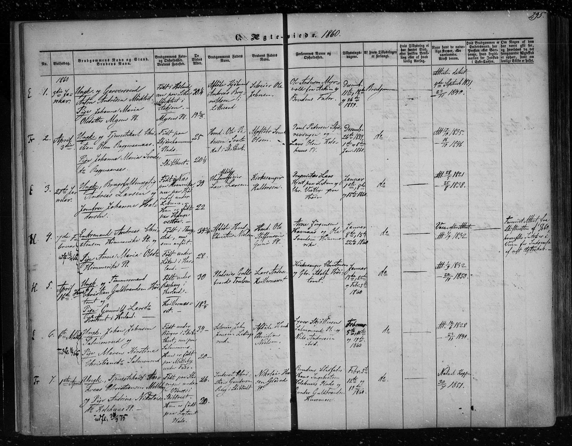 Eidsberg prestekontor Kirkebøker, SAO/A-10905/F/Fa/L0010.b: Parish register (official) no. I 10B, 1857-1866, p. 295