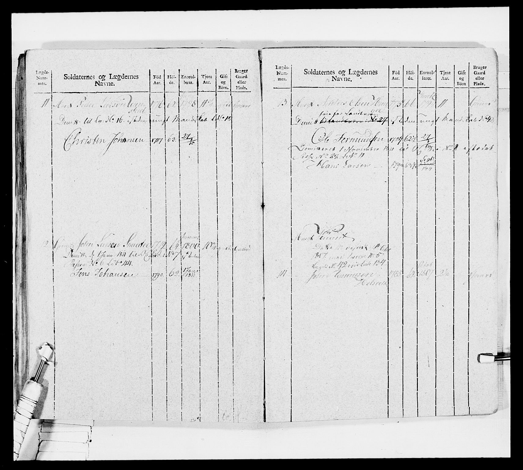 Generalitets- og kommissariatskollegiet, Det kongelige norske kommissariatskollegium, AV/RA-EA-5420/E/Eh/L0033: Nordafjelske gevorbne infanteriregiment, 1810, p. 326