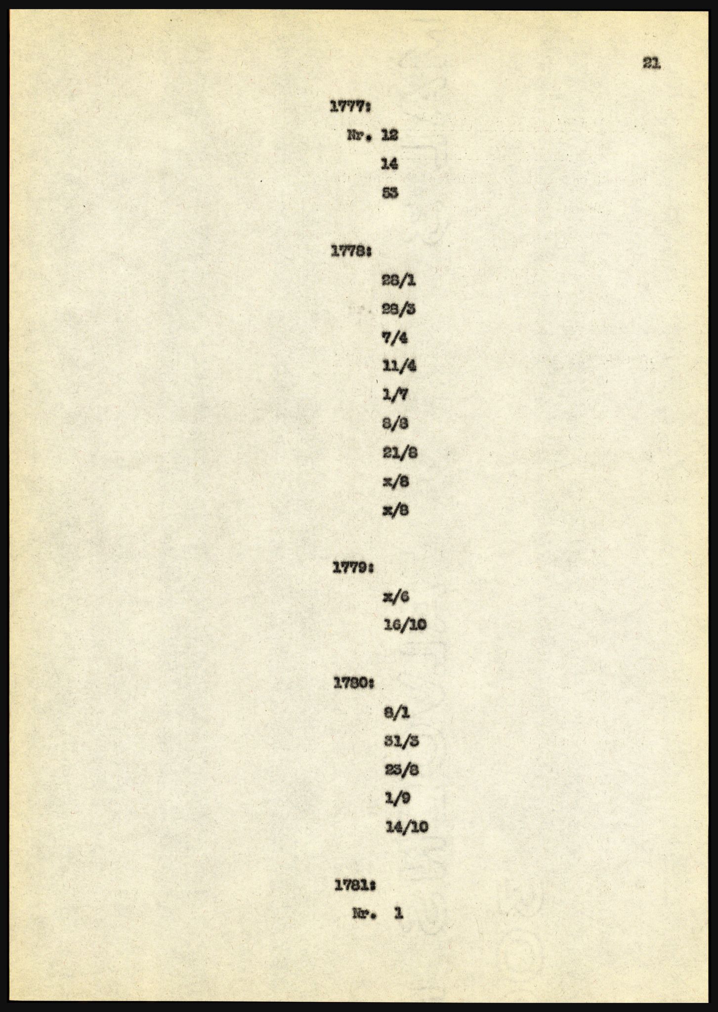 Riksarkivet, Seksjon for eldre arkiv og spesialsamlinger, AV/RA-EA-6797/H/Ha, 1953, p. 21