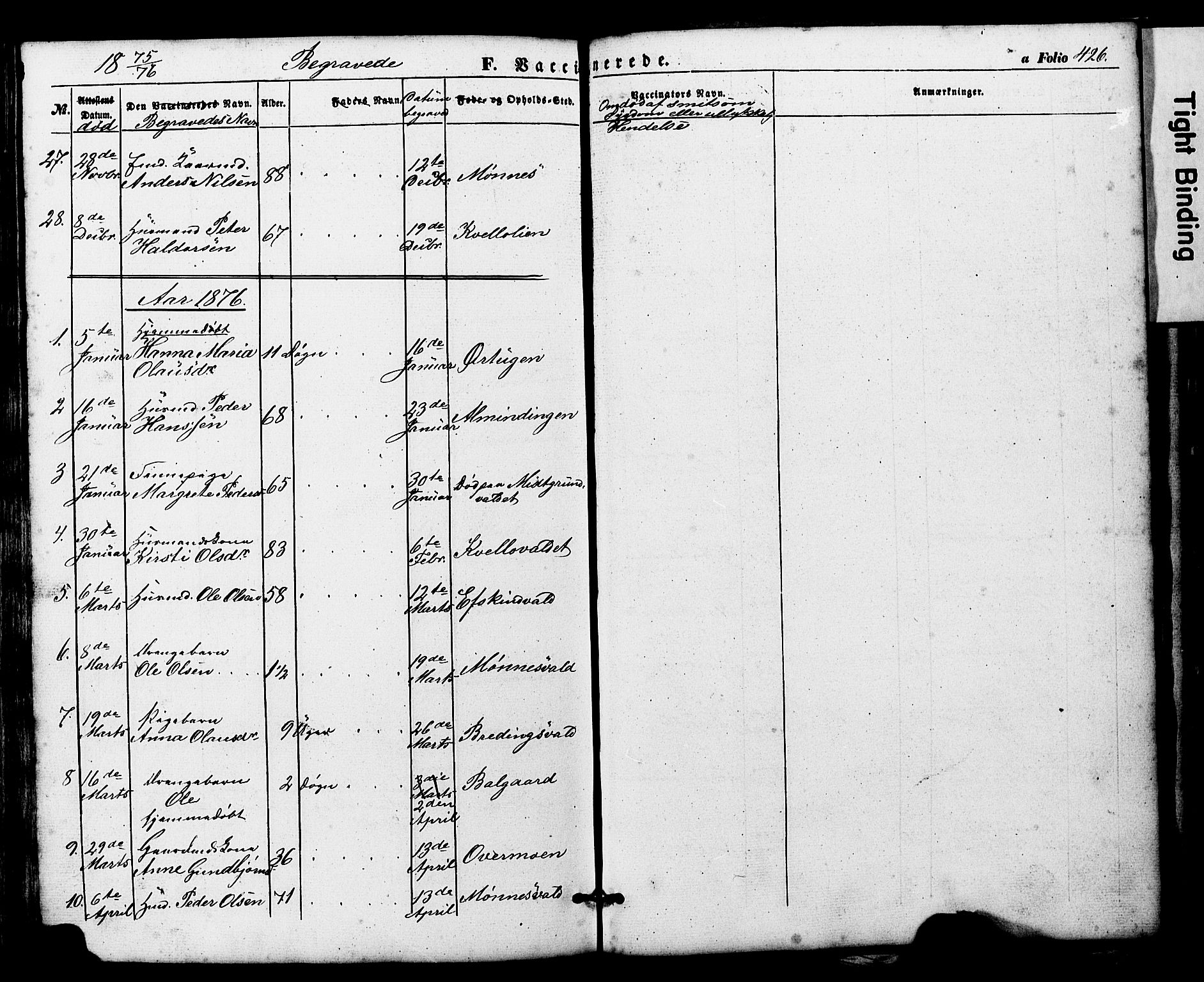 Ministerialprotokoller, klokkerbøker og fødselsregistre - Nord-Trøndelag, AV/SAT-A-1458/724/L0268: Parish register (copy) no. 724C04, 1846-1878, p. 426