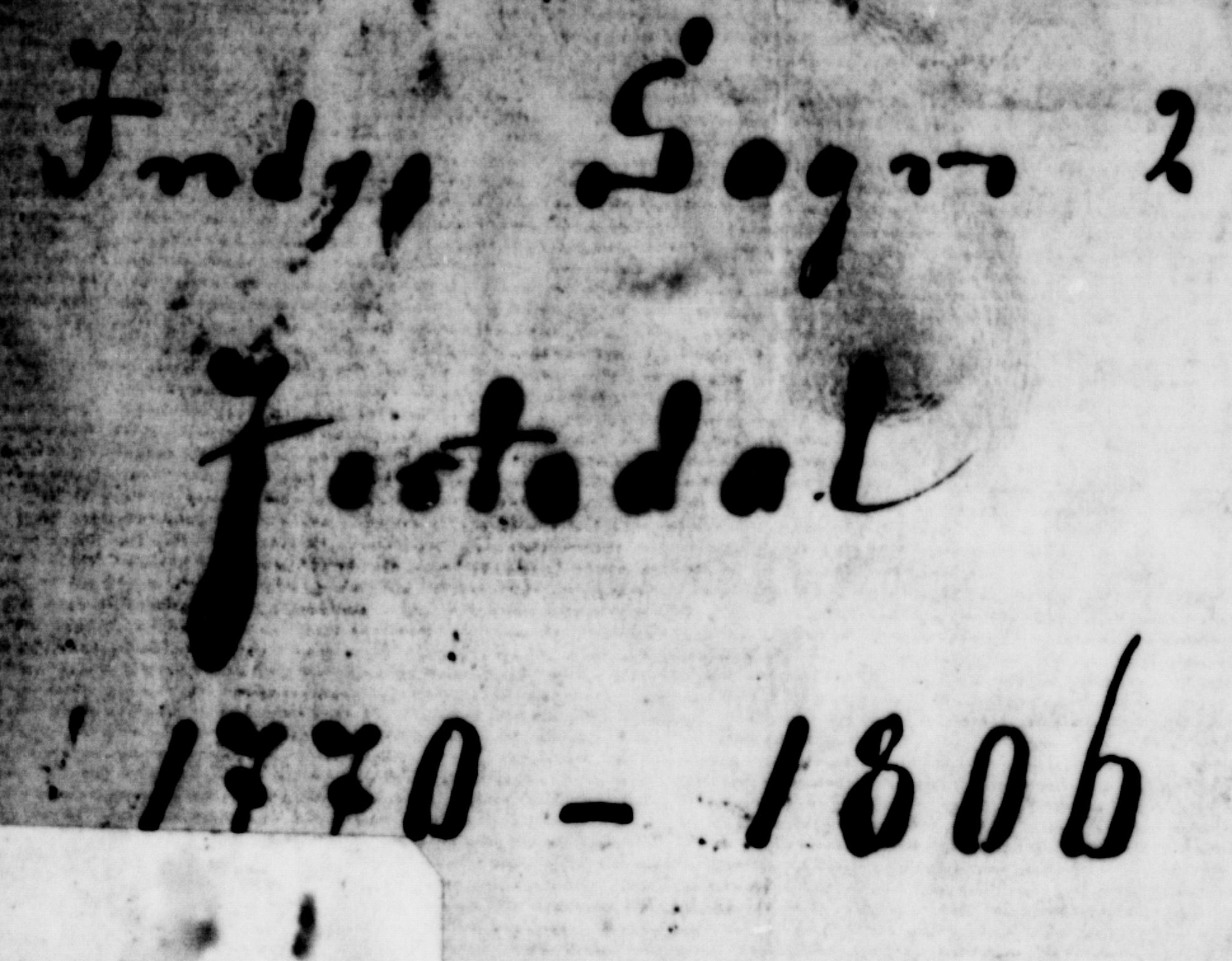 Jostedal sokneprestembete, SAB/A-80601/H/Haa/Haaa/L0002: Parish register (official) no. A 2, 1770-1806
