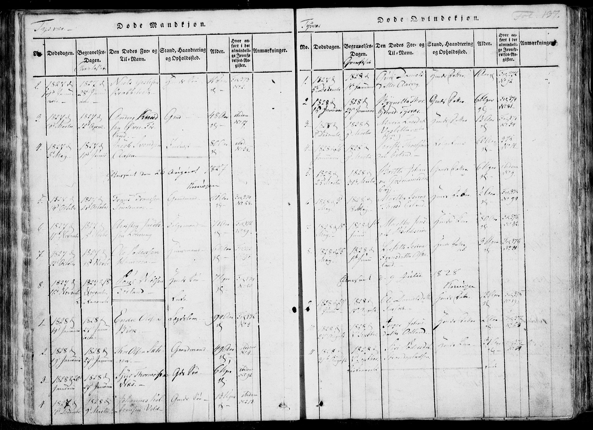Skjold sokneprestkontor, SAST/A-101847/H/Ha/Haa/L0004: Parish register (official) no. A 4 /1, 1815-1830, p. 137