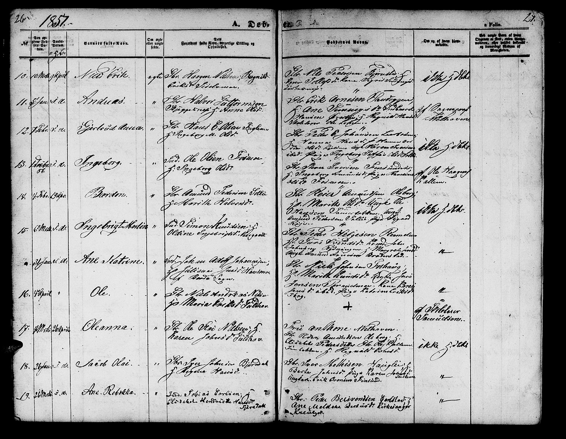 Målselv sokneprestembete, AV/SATØ-S-1311/G/Ga/Gab/L0001klokker: Parish register (copy) no. 1, 1856-1866, p. 26-27