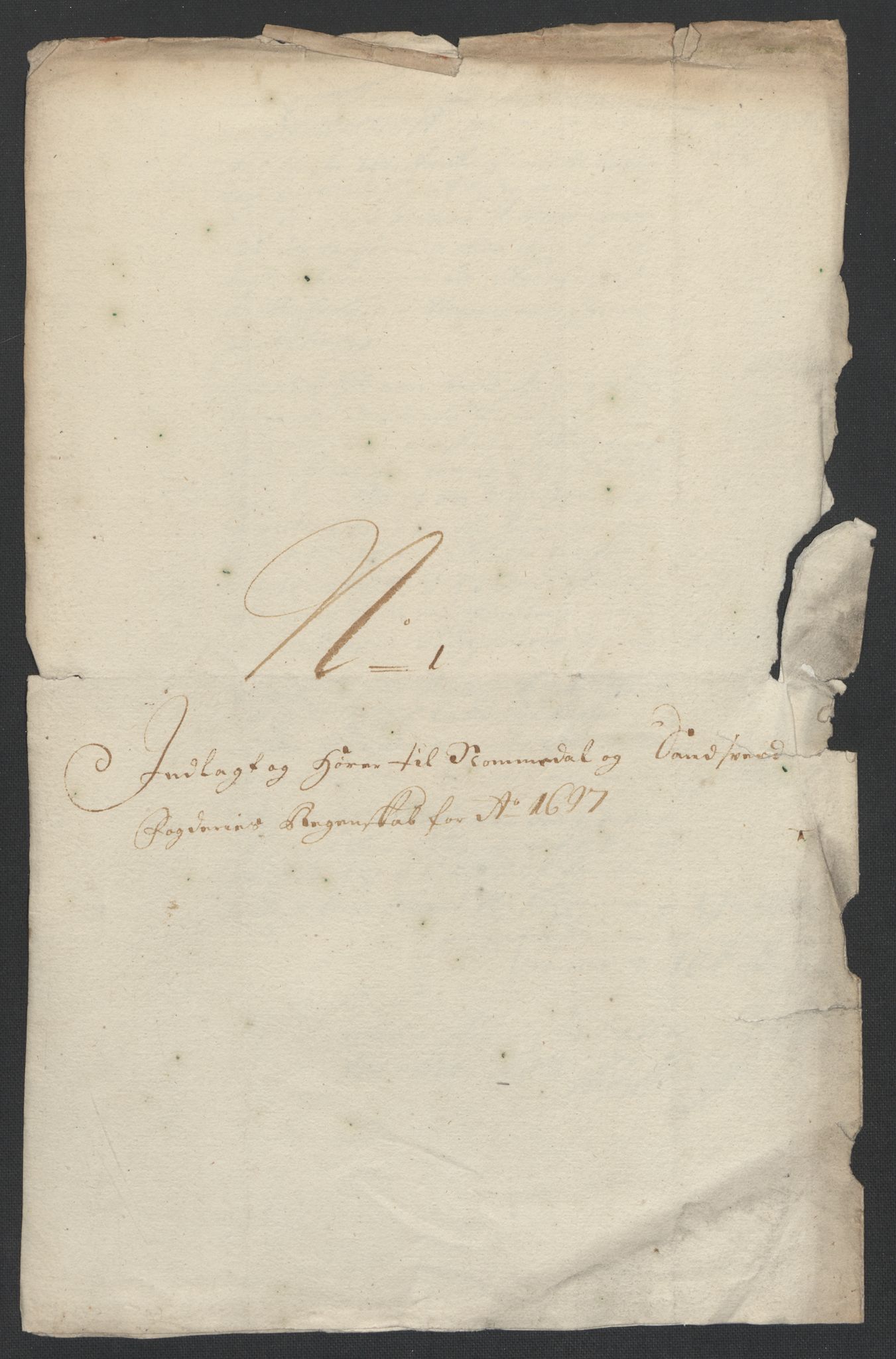 Rentekammeret inntil 1814, Reviderte regnskaper, Fogderegnskap, RA/EA-4092/R24/L1576: Fogderegnskap Numedal og Sandsvær, 1696-1697, p. 179