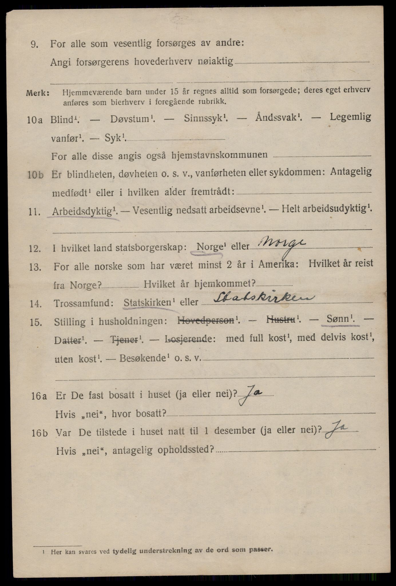 SAST, 1920 census for Haugesund, 1920, p. 20792