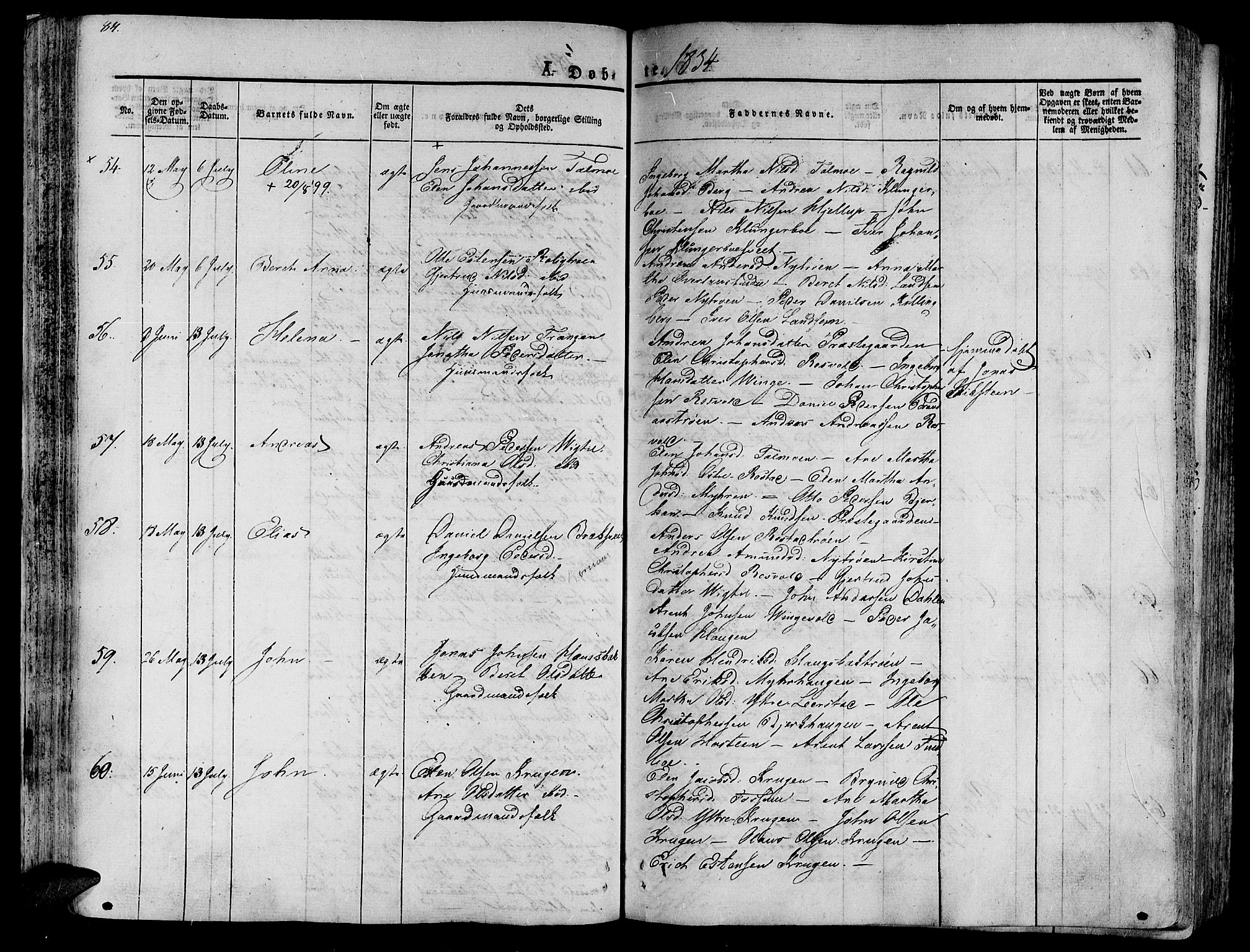 Ministerialprotokoller, klokkerbøker og fødselsregistre - Nord-Trøndelag, SAT/A-1458/701/L0006: Parish register (official) no. 701A06, 1825-1841, p. 87